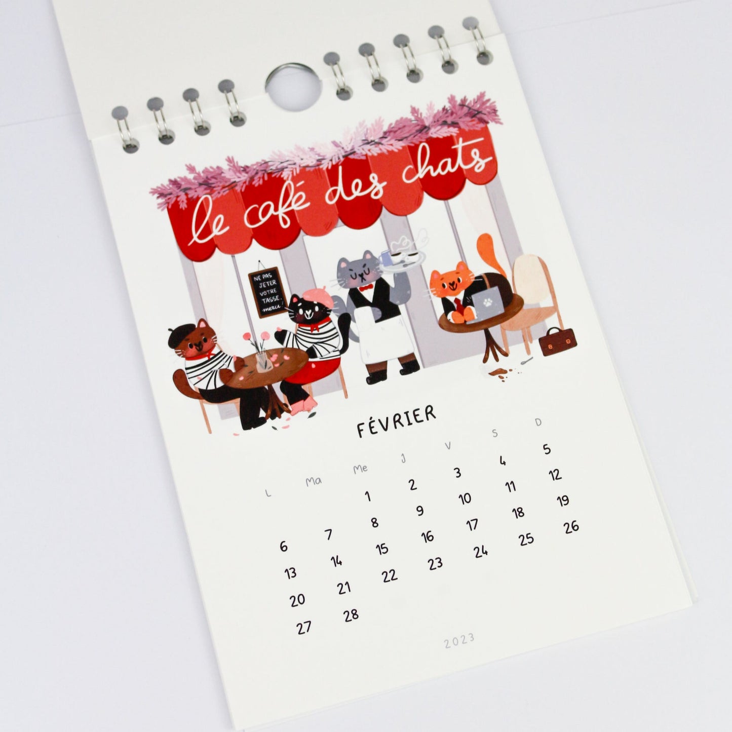 2025 Calendar - The Paris of Animals - A5 Wall Calendar