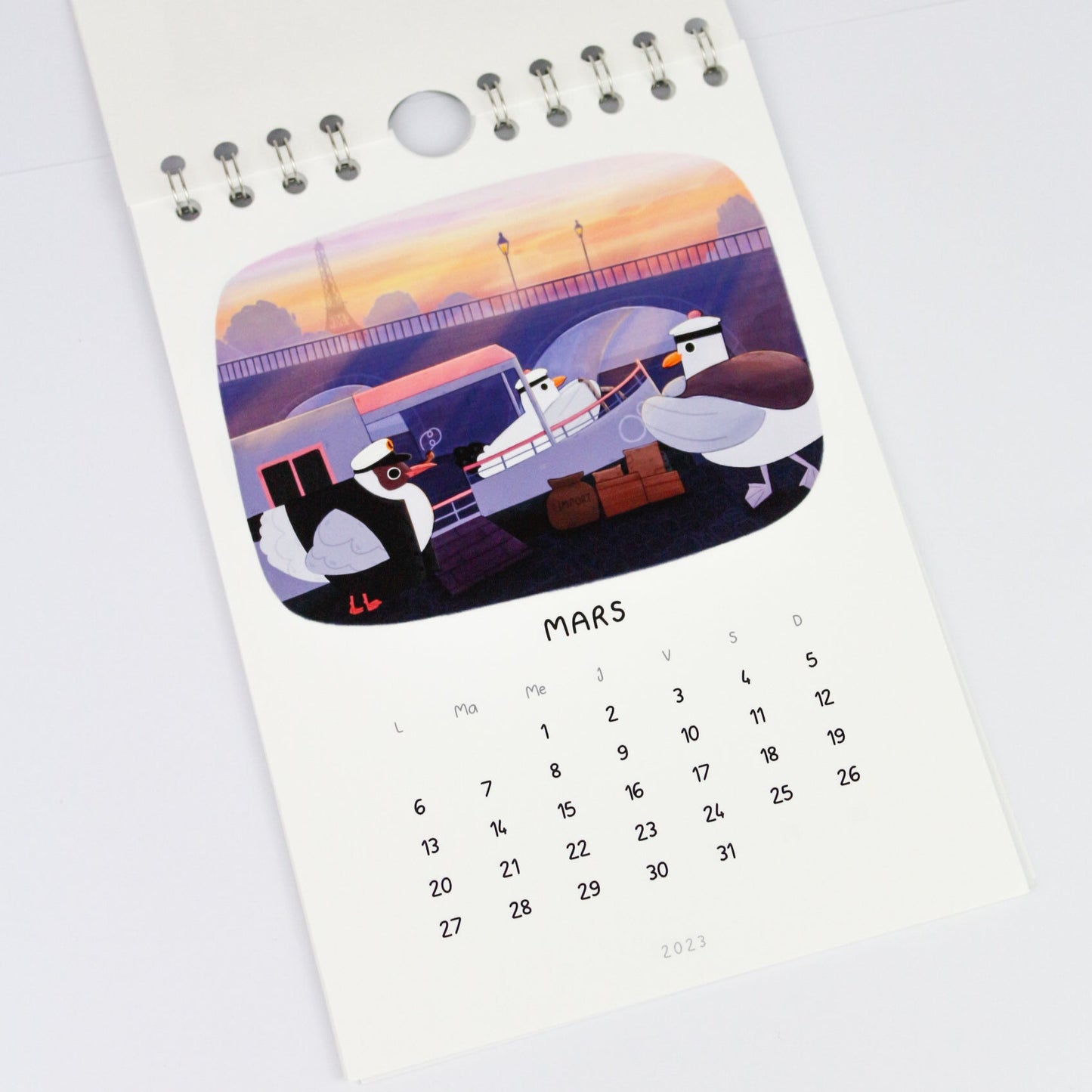 2025 Calendar - The Paris of Animals - A5 Wall Calendar