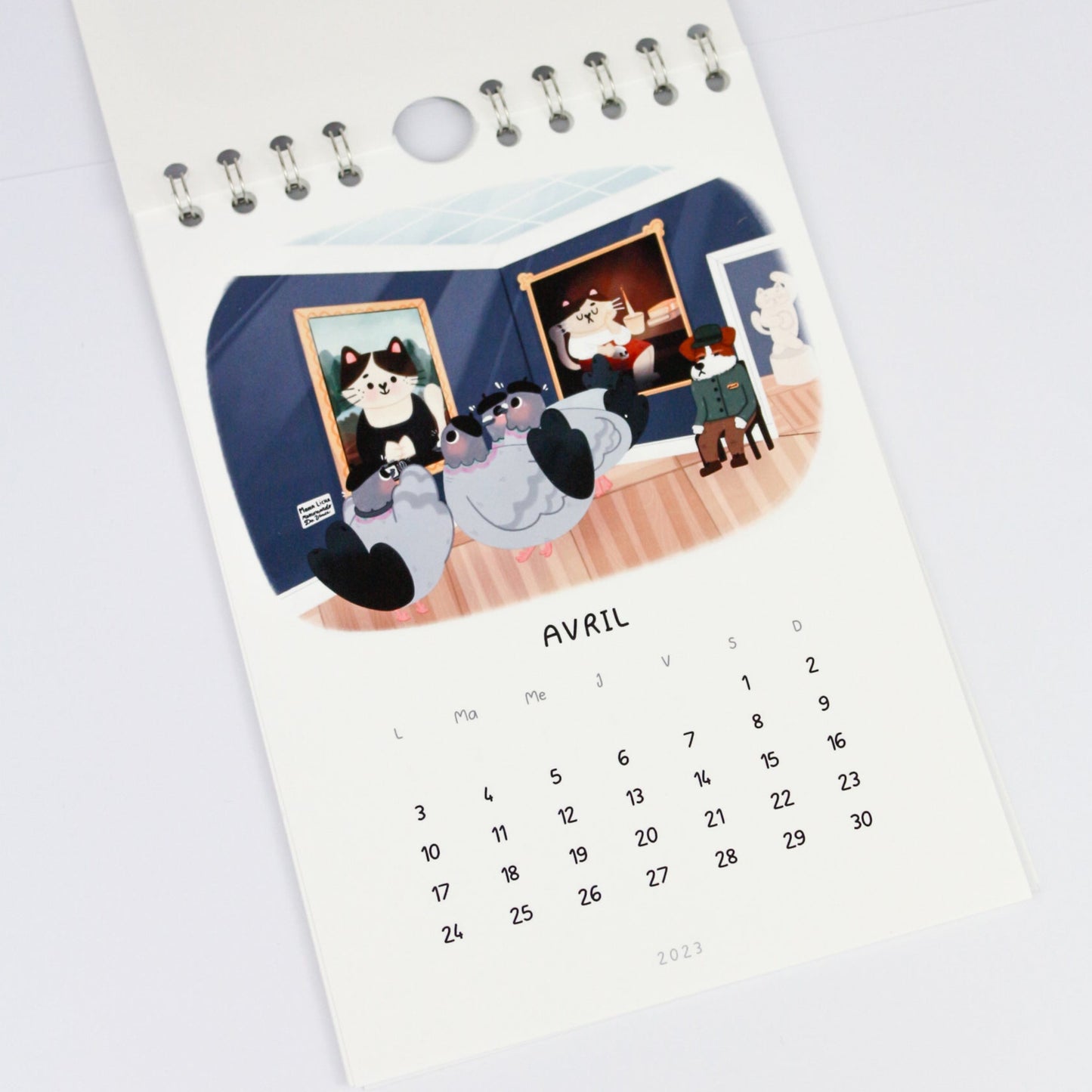 2025 Calendar - The Paris of Animals - A5 Wall Calendar