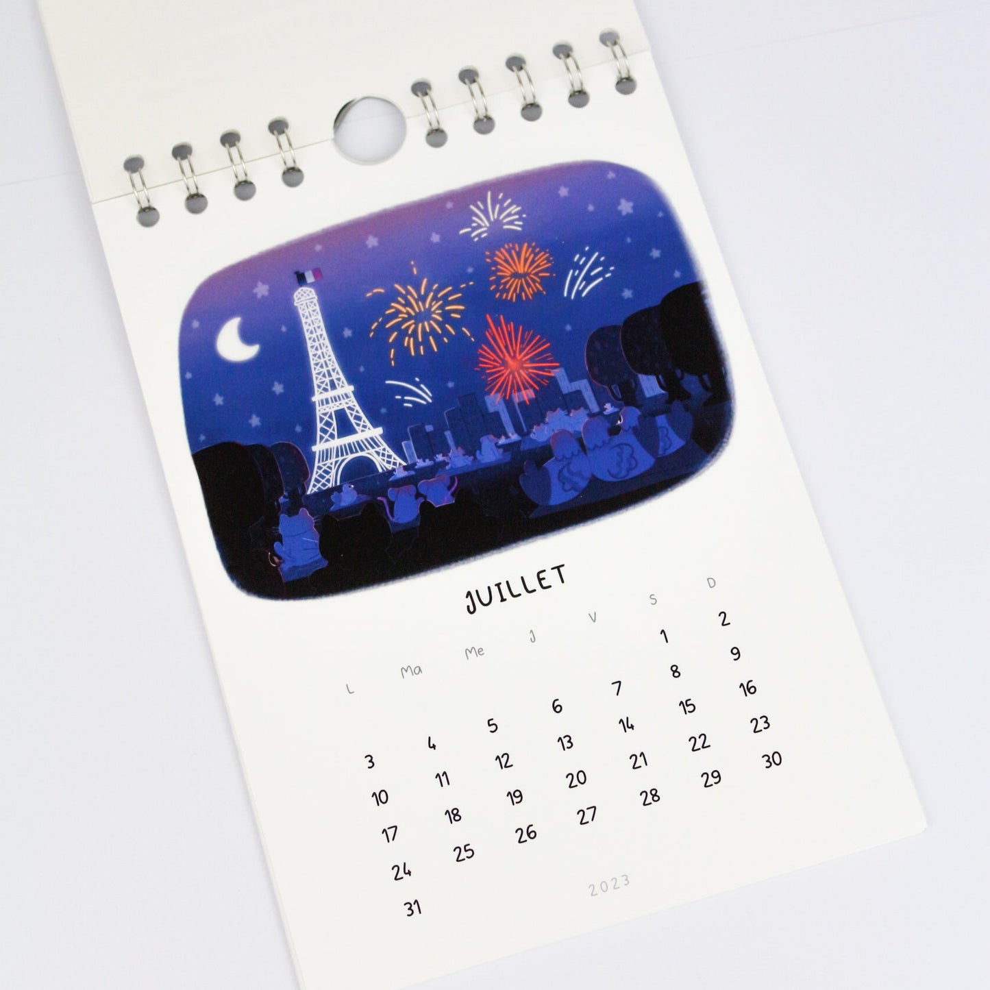 2025 Calendar - The Paris of Animals - A5 Wall Calendar