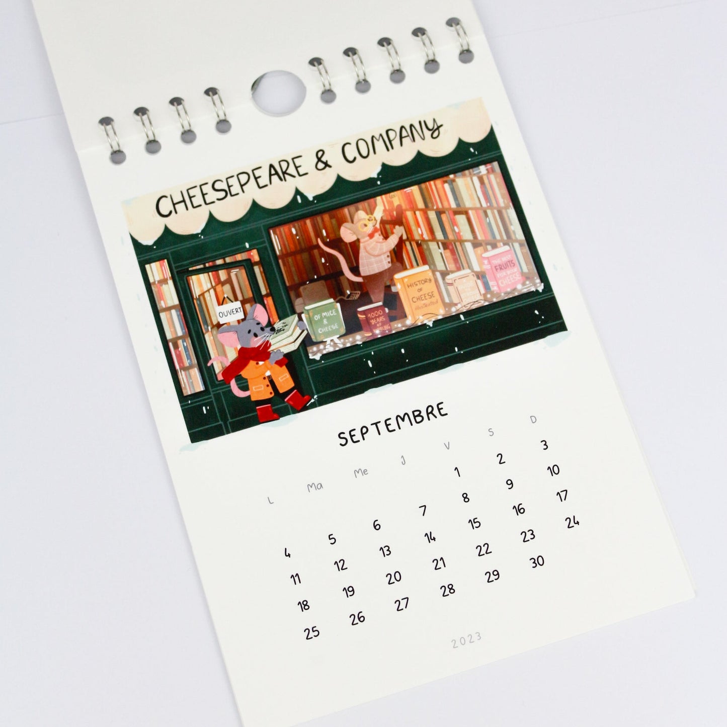 2025 Calendar - The Paris of Animals - A5 Wall Calendar