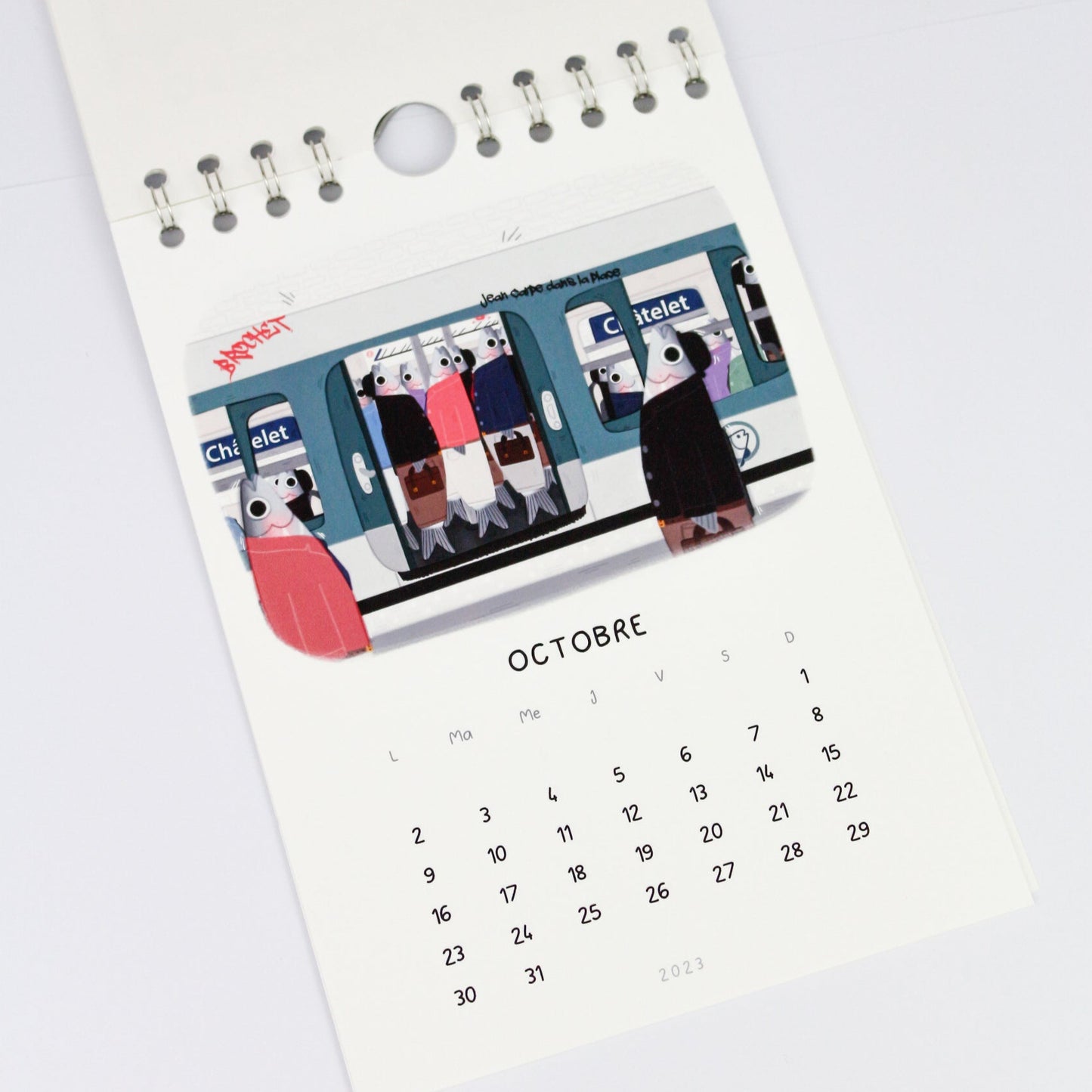 2025 Calendar - The Paris of Animals - A5 Wall Calendar