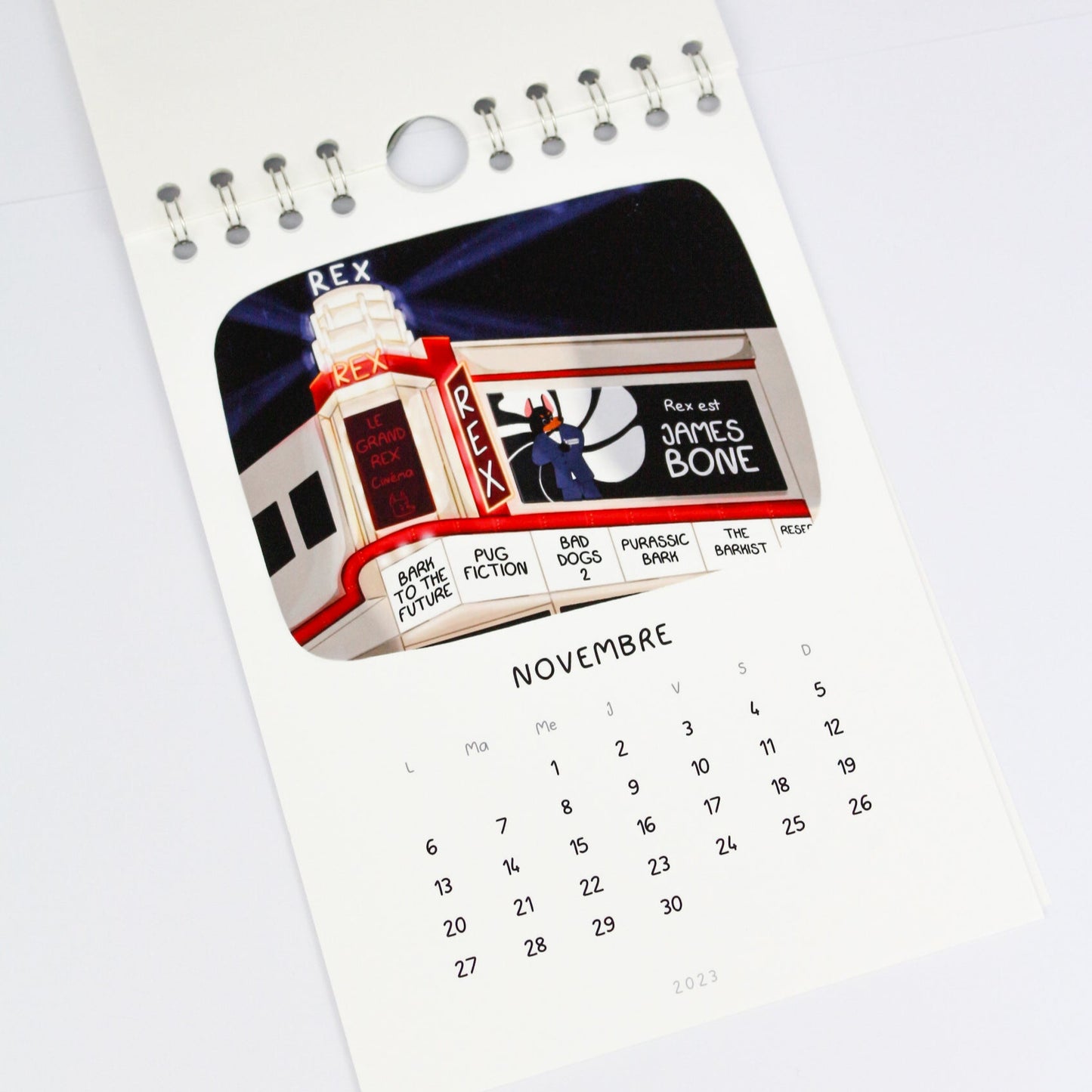 2025 Calendar - The Paris of Animals - A5 Wall Calendar