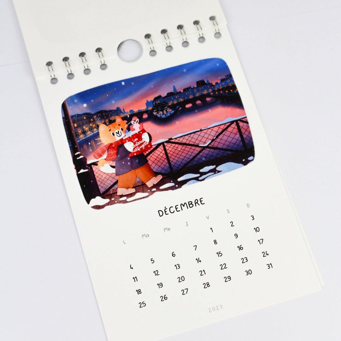2025 Calendar - The Paris of Animals - A5 Wall Calendar