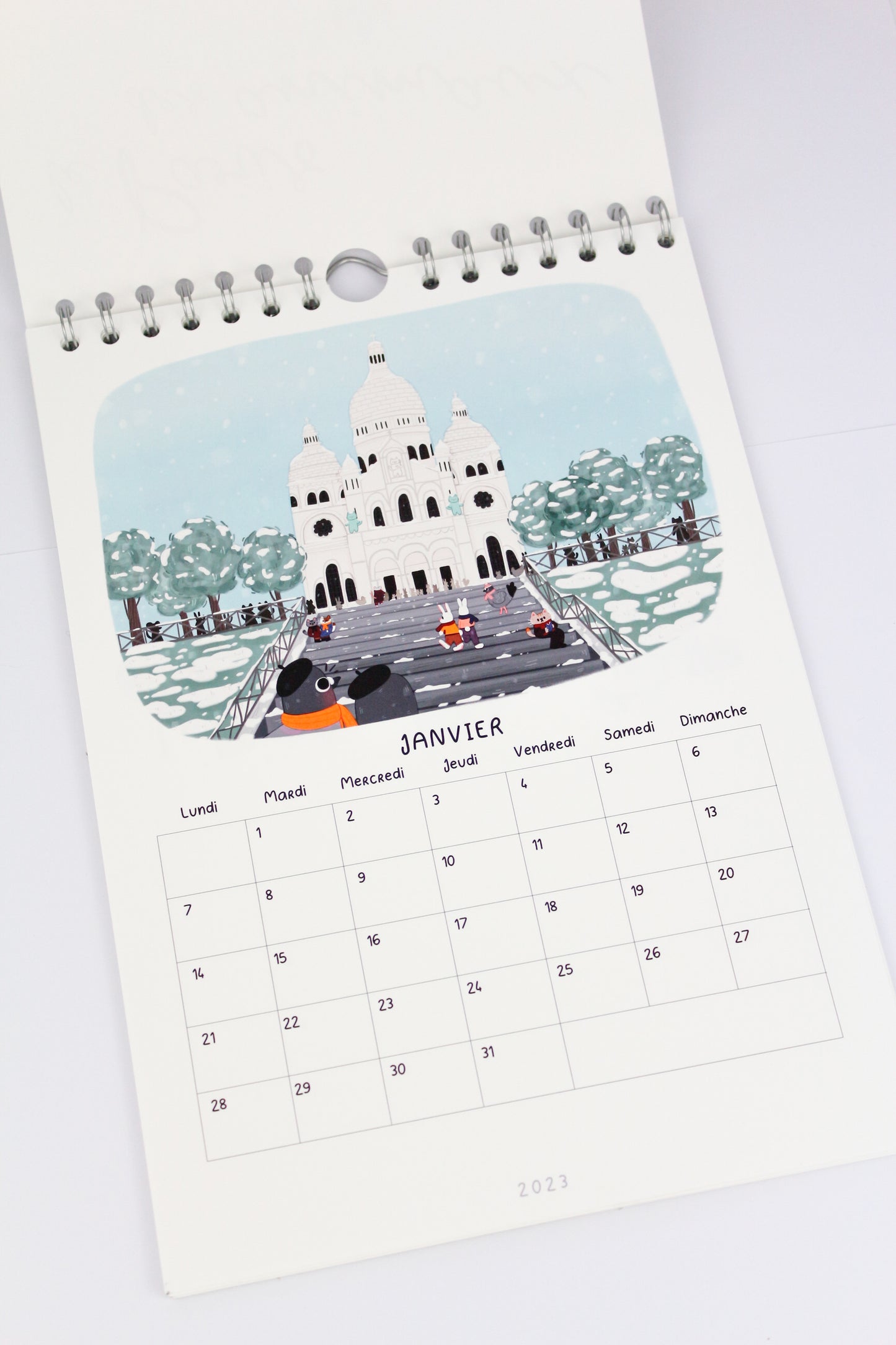 2025 Calendar - The Paris of Animals - A4 Wall Calendar