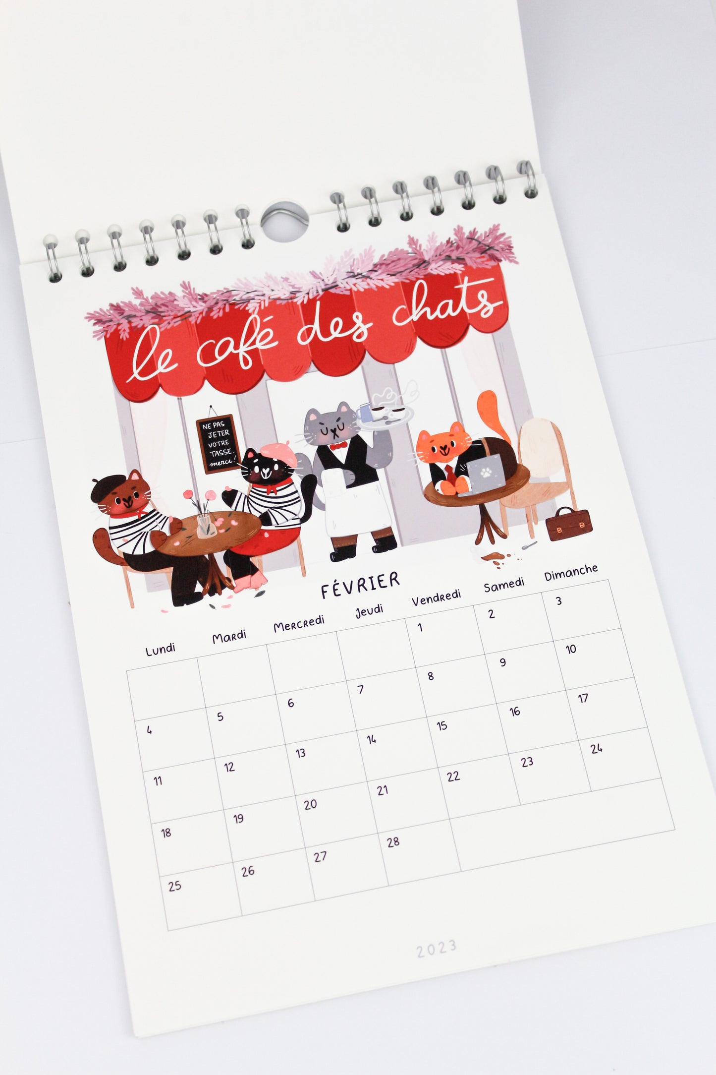 2025 Calendar - The Paris of Animals - A4 Wall Calendar