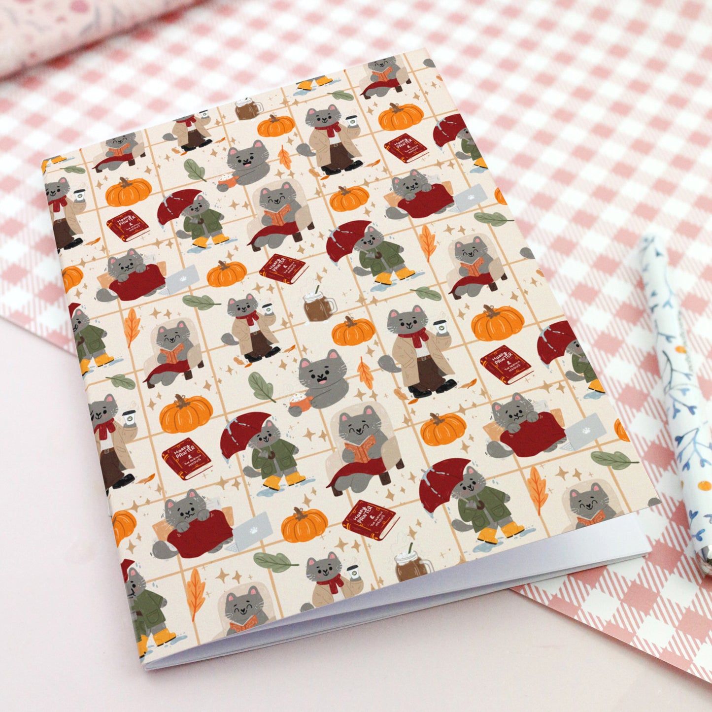 Carnet Oggy journée d'Automne - Carnet Halloween