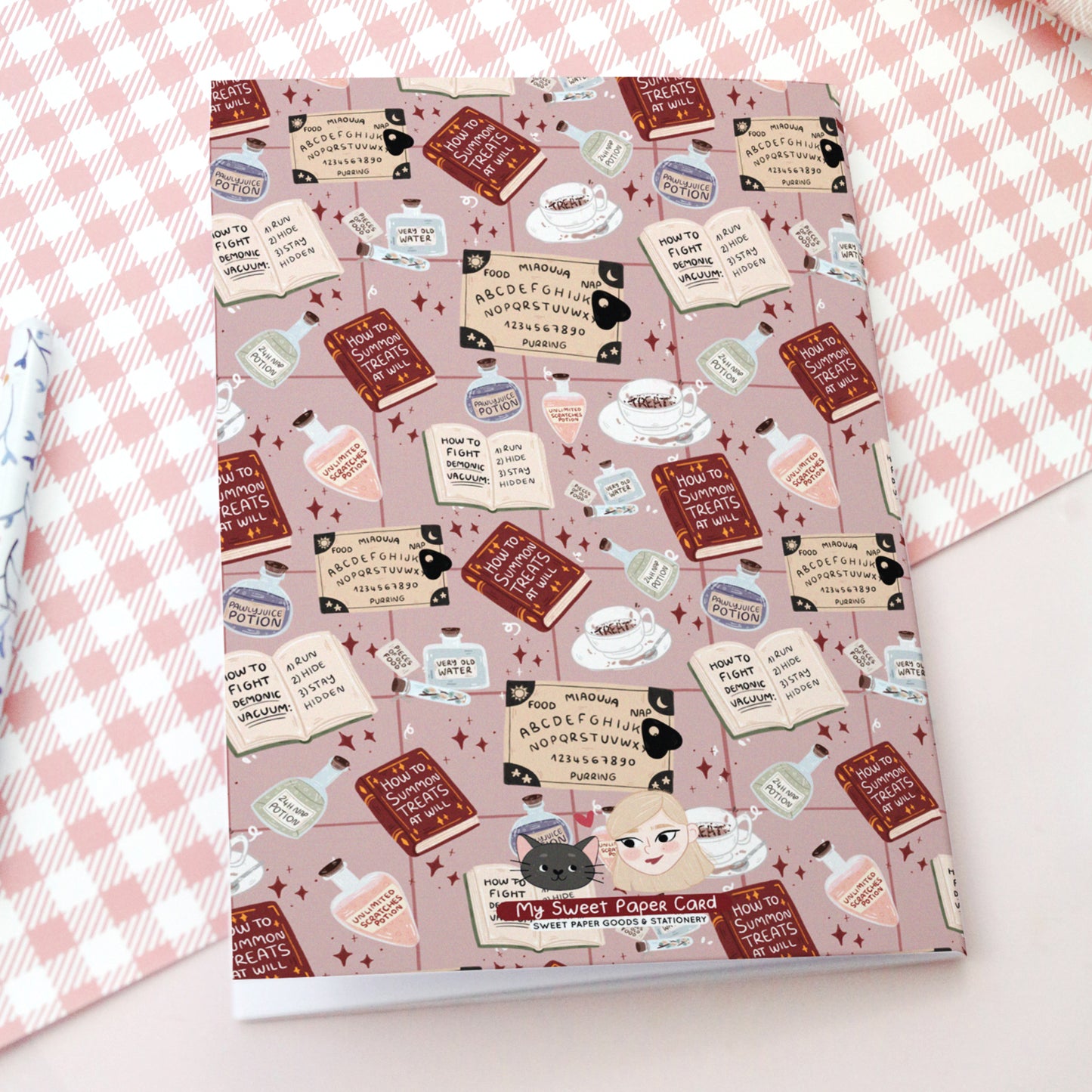 Carnet magique chat - Carnet Halloween