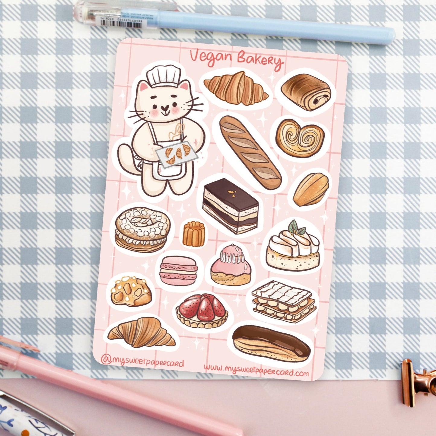 vegan dessert planner stickers