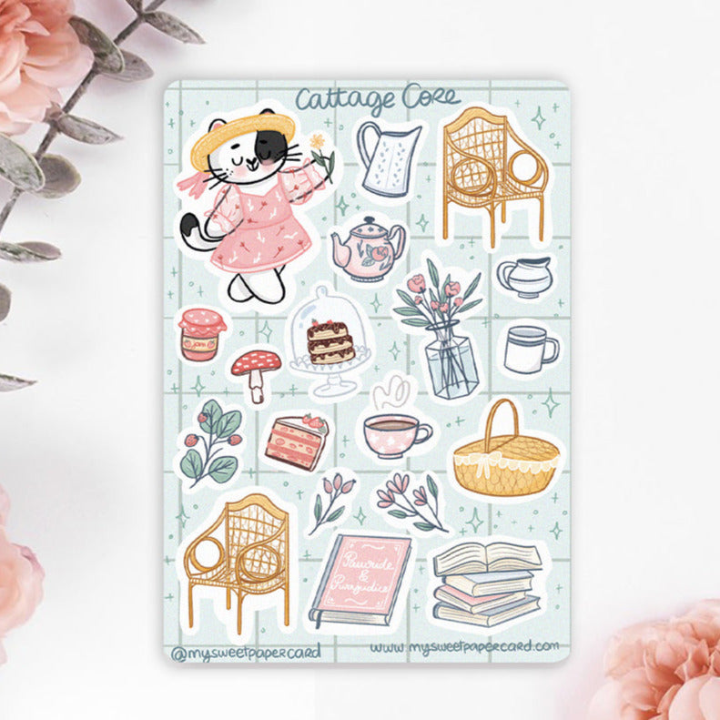 PRINTABLE- Flowers Stickers, Planner Stickers, Bullet Journal Stickers,  Scrapbook Sticker, Floral Sticker, Cute Stickers, Bullet Journal