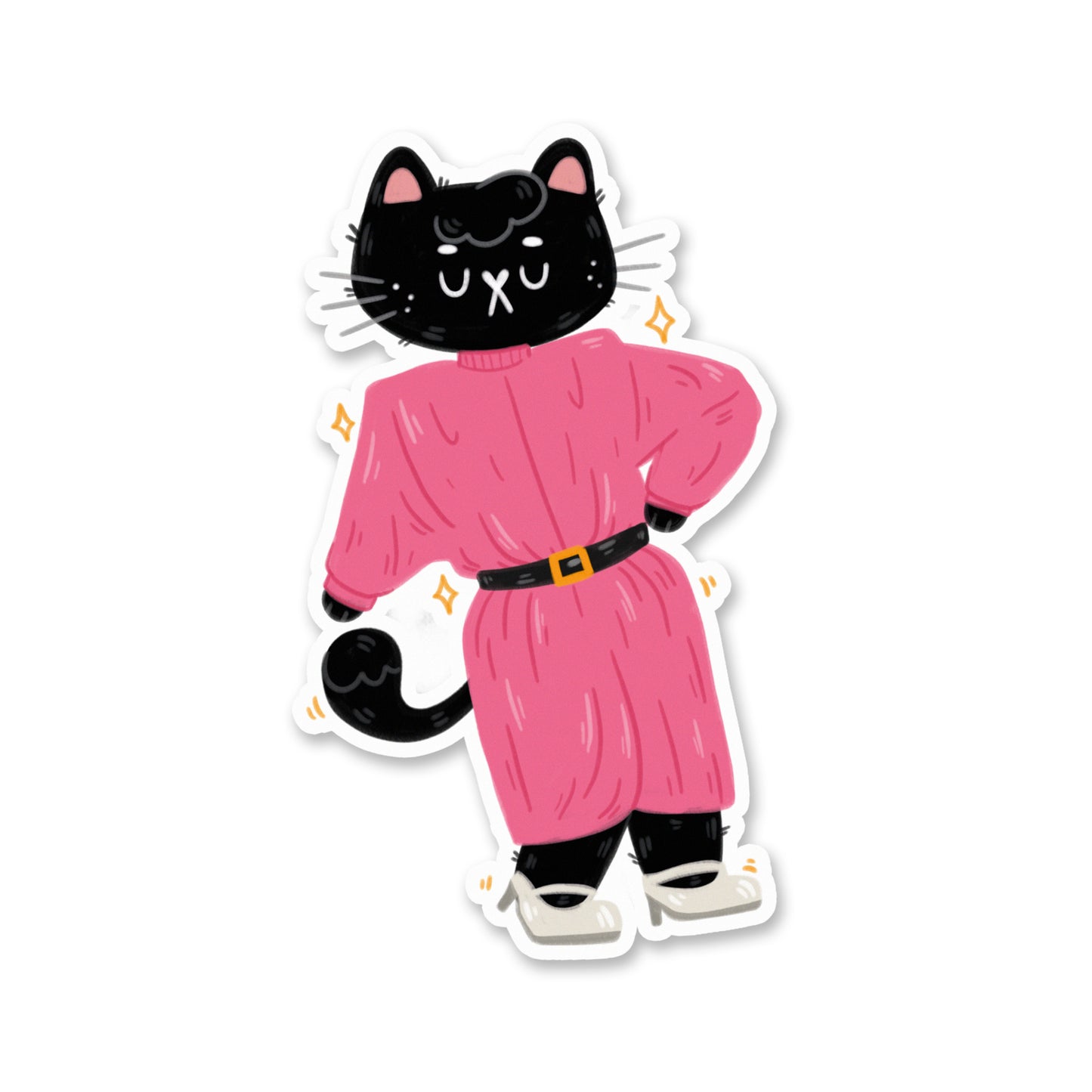 Oggy's Club - 1980s Catwalk - Die Cut Stickers