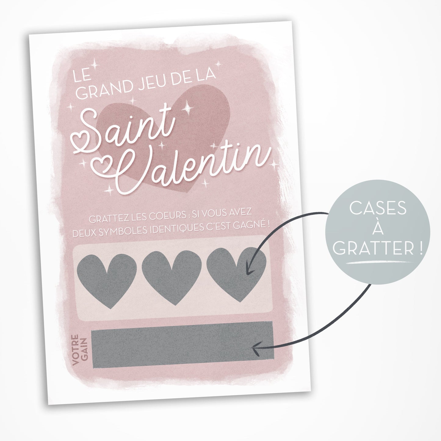 Carte a gratter st valentin