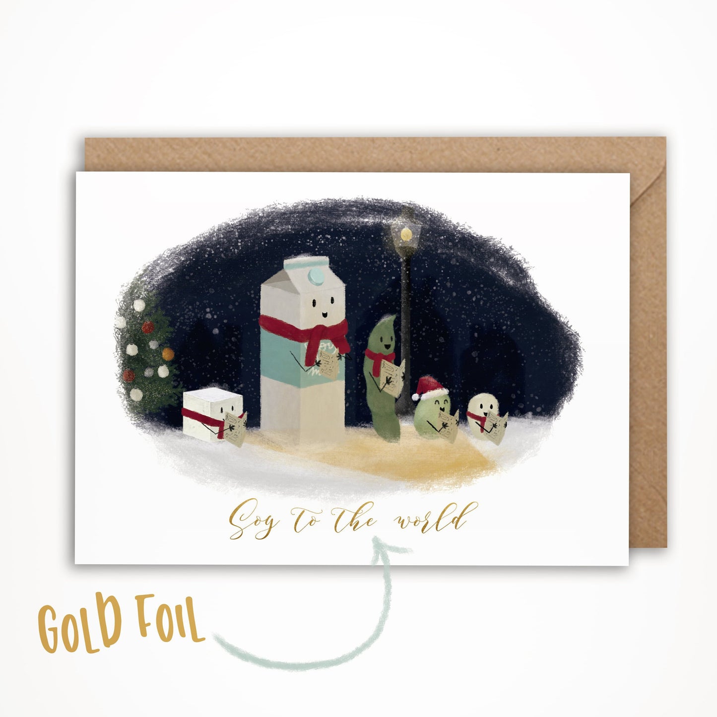 funny vegan christmas cards