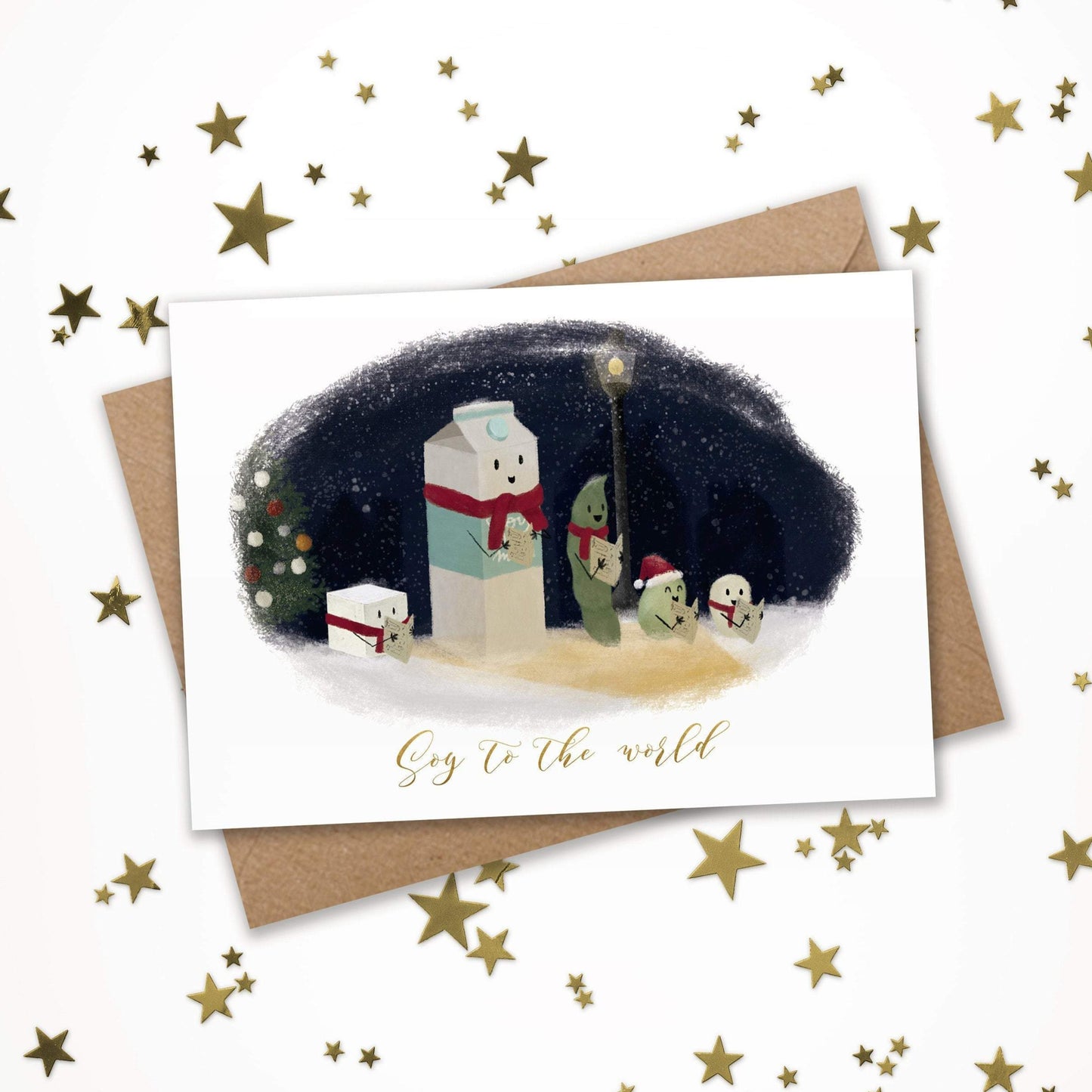 Soy to the world greeting cards