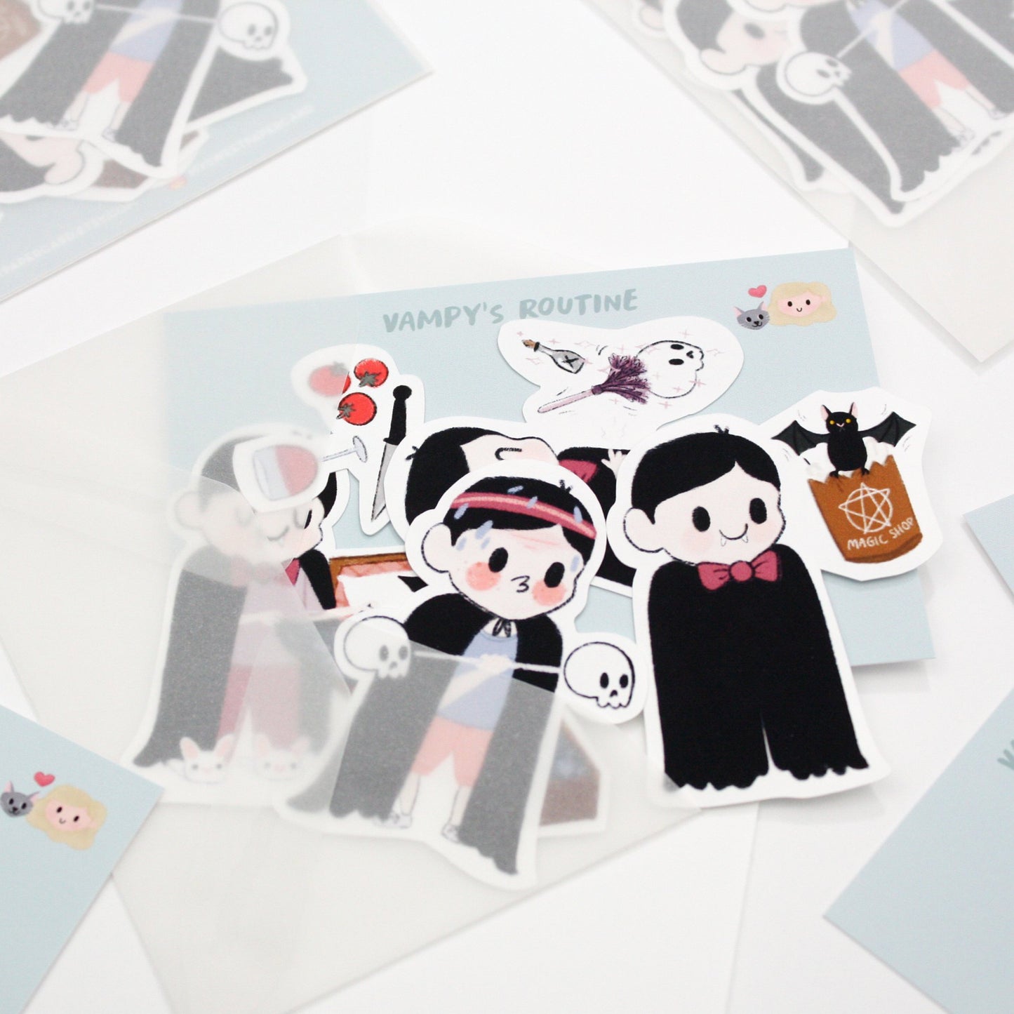 vampire routine stickers