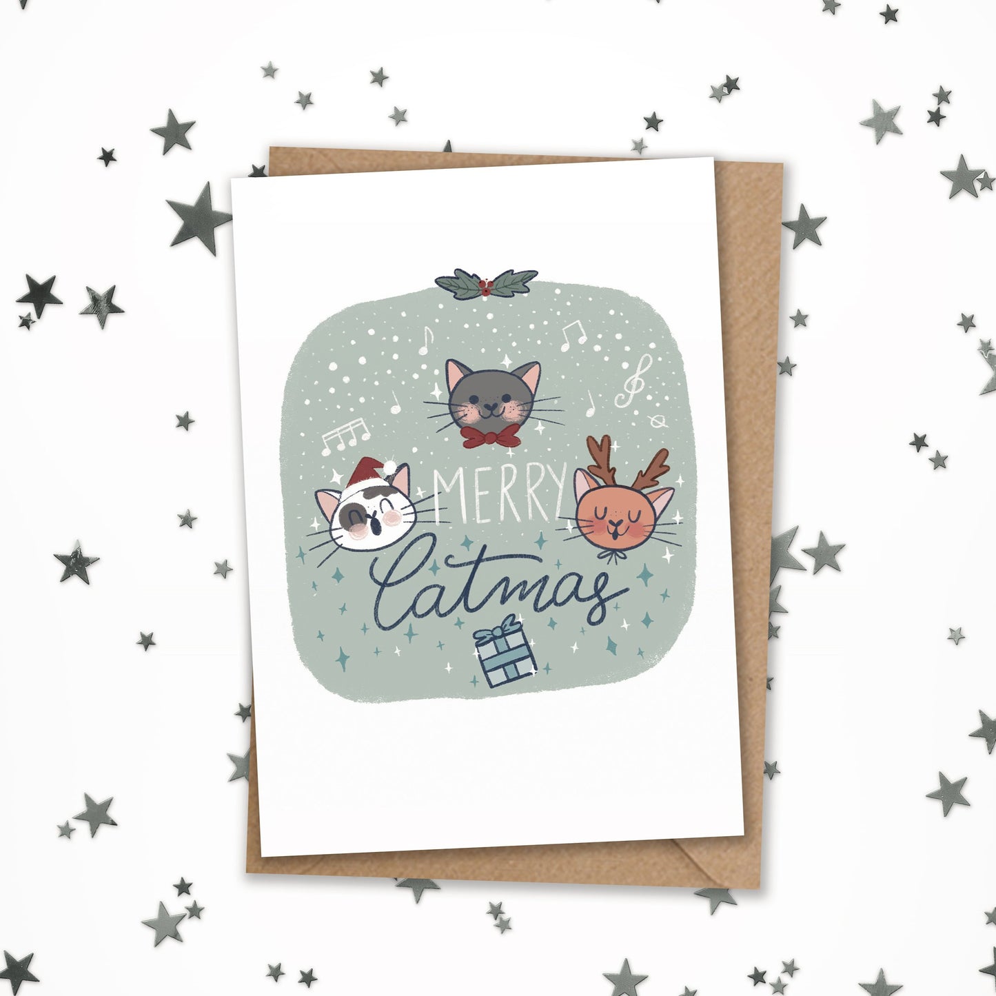 cat chorale funny cat cards