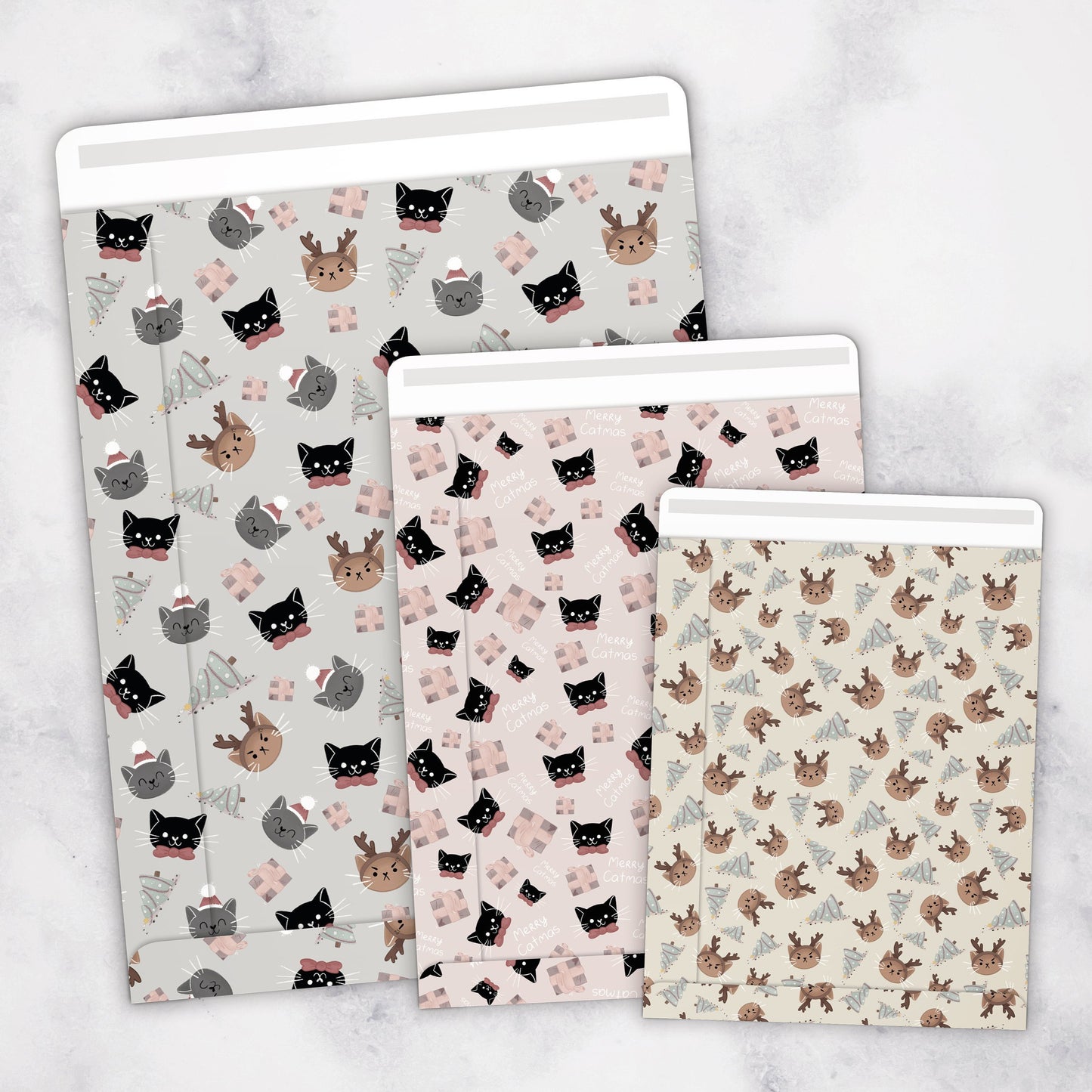 cute christmas gift bags cat lovers gift