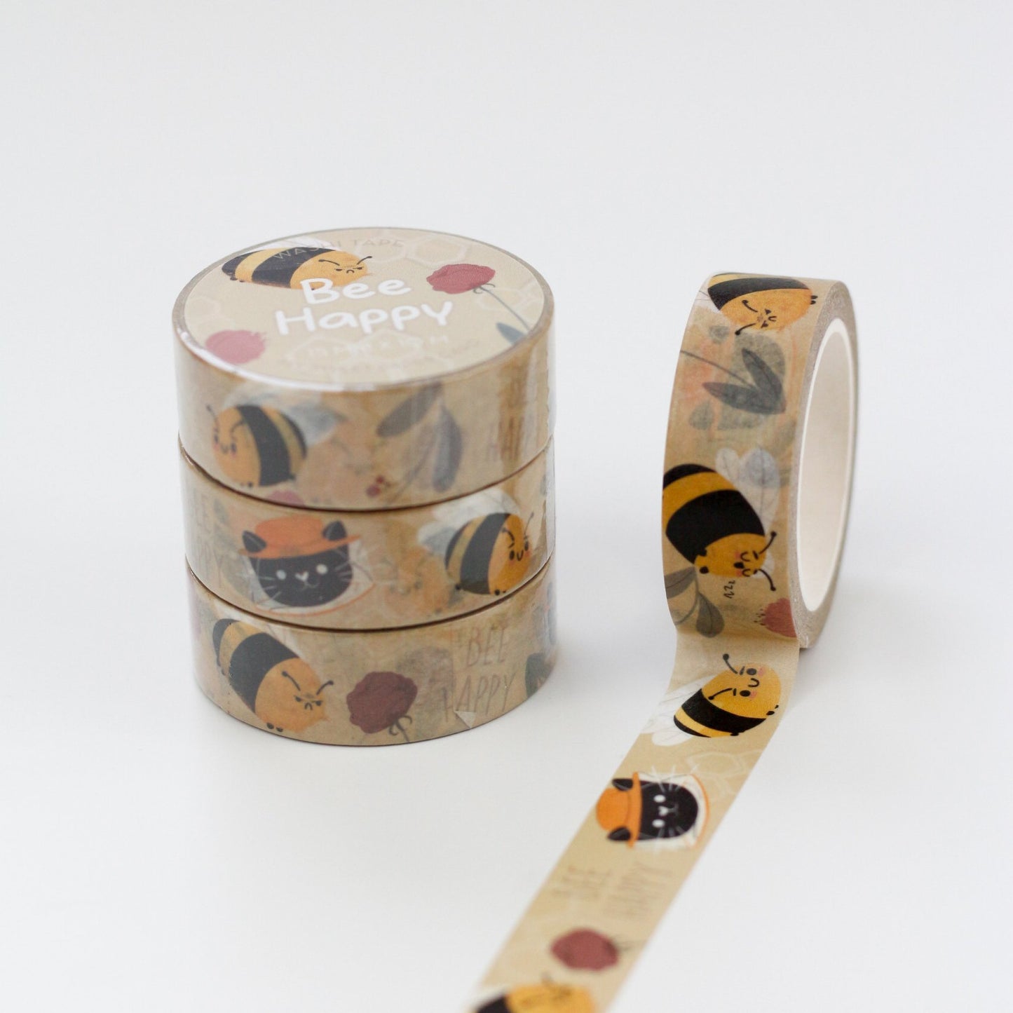 bee happy washi tape