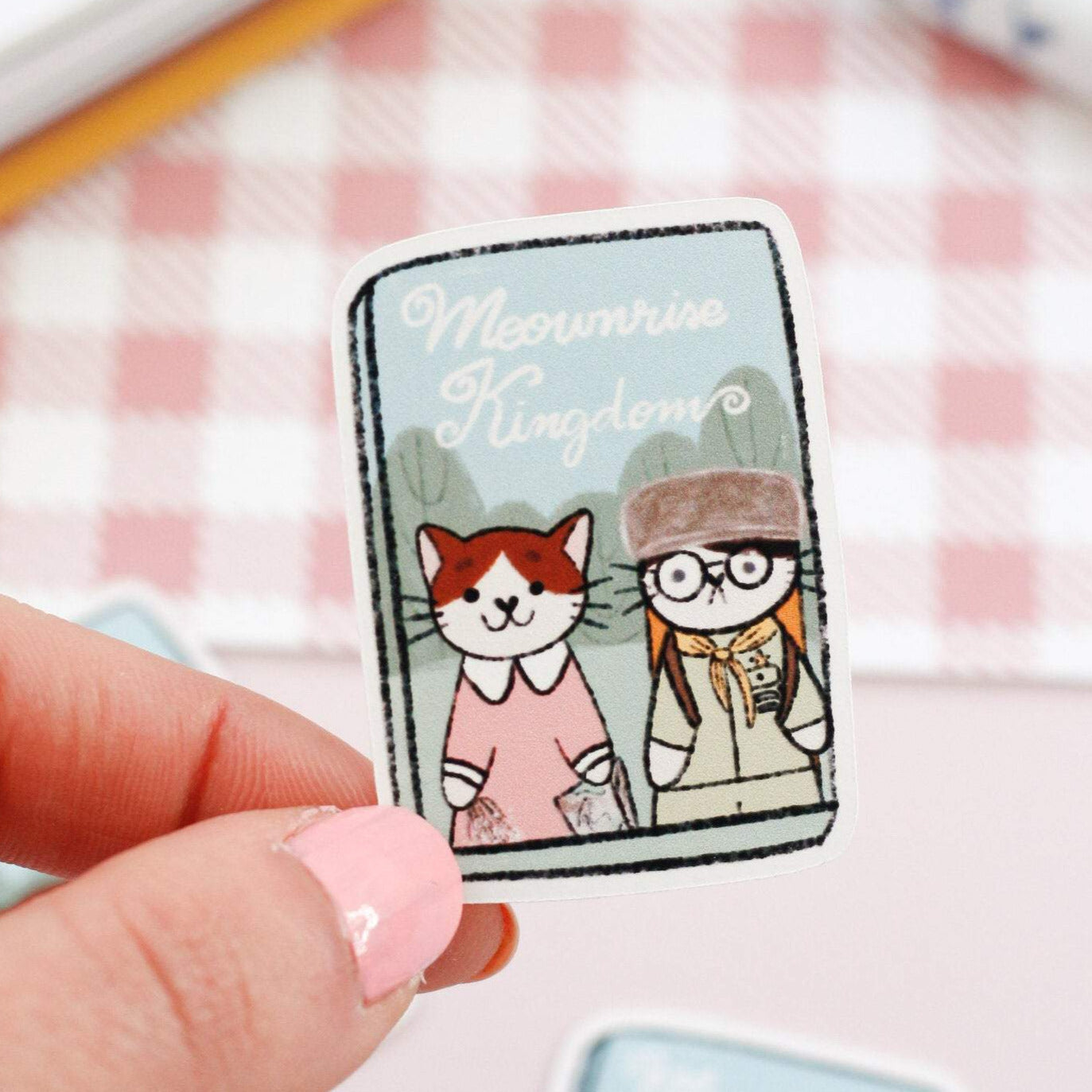 Meownrise Kingdom cat stickers