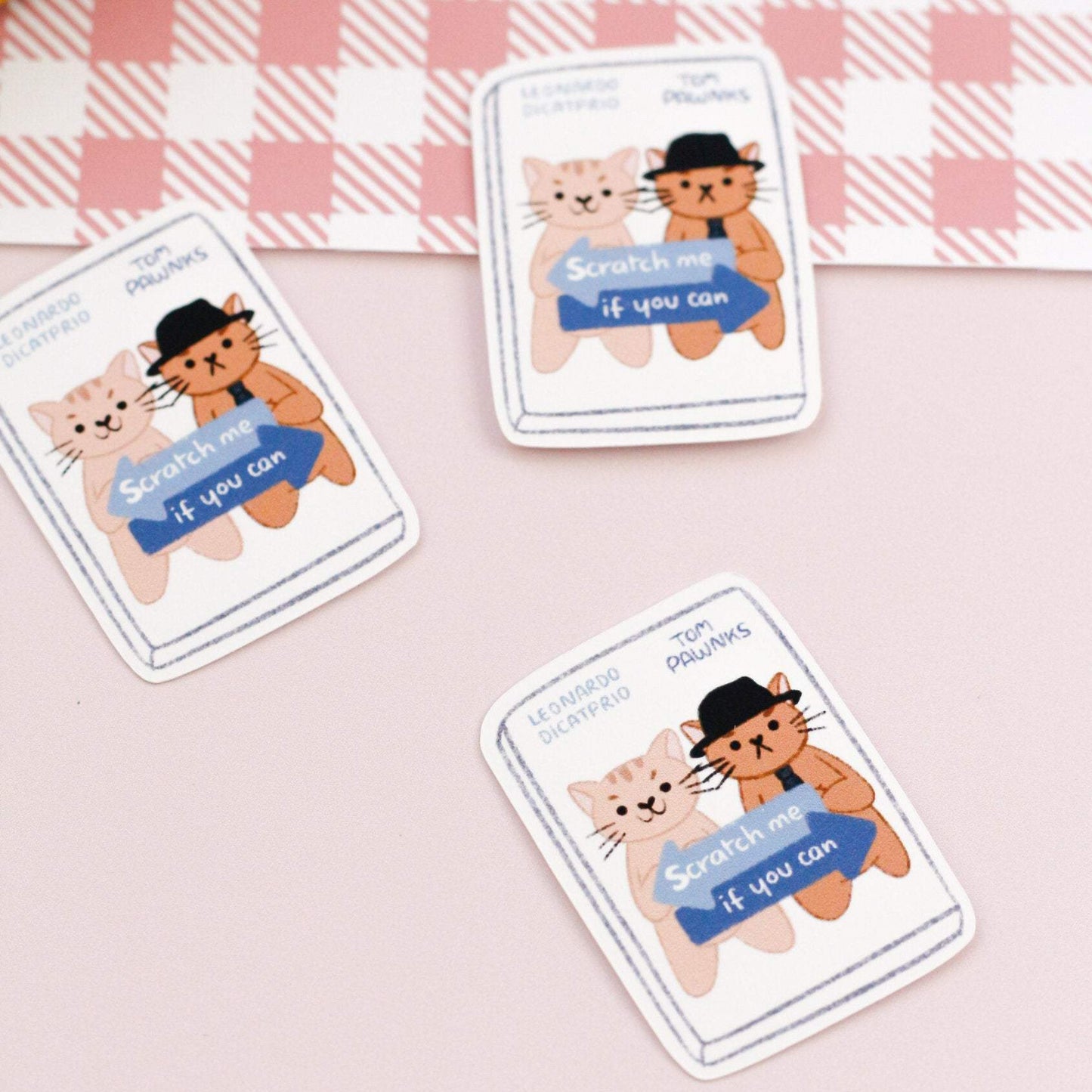 cute cat parody of movie stickers