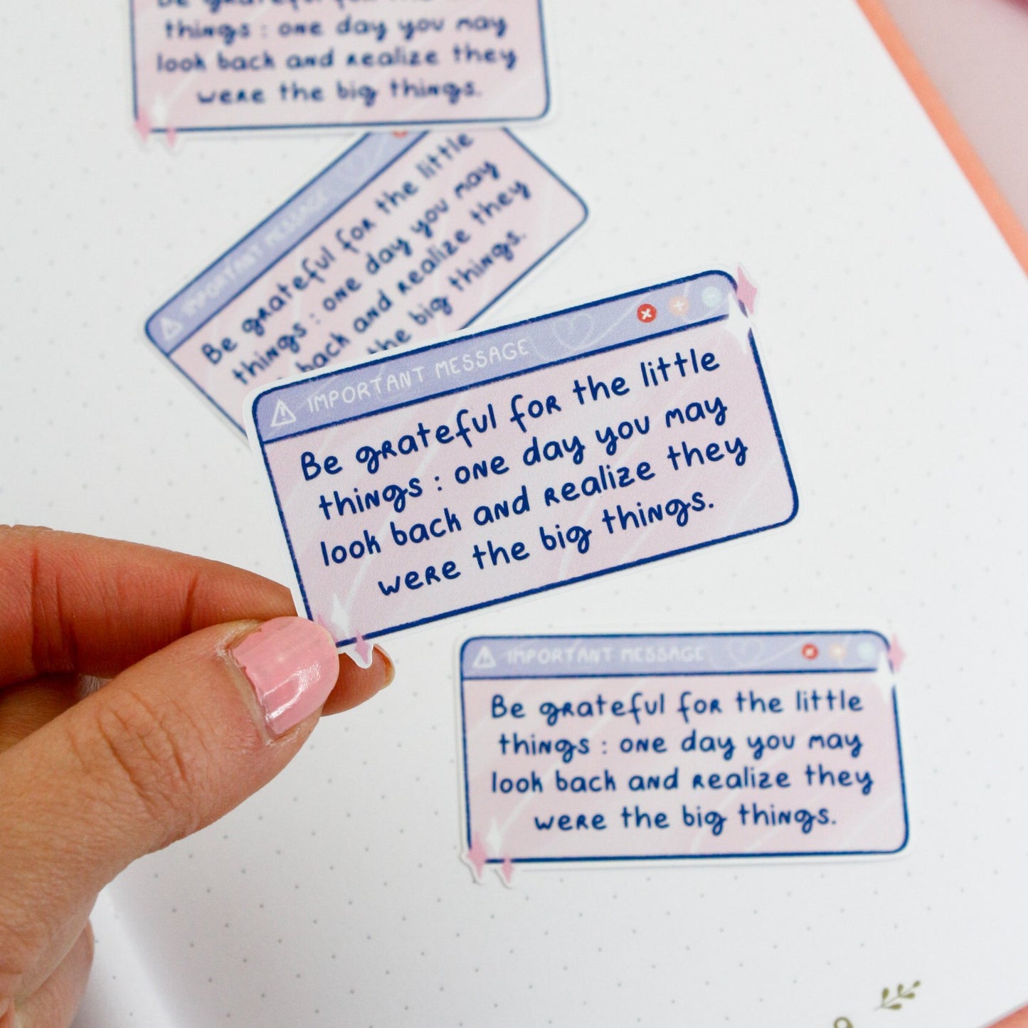 be grateful for the little things stickers