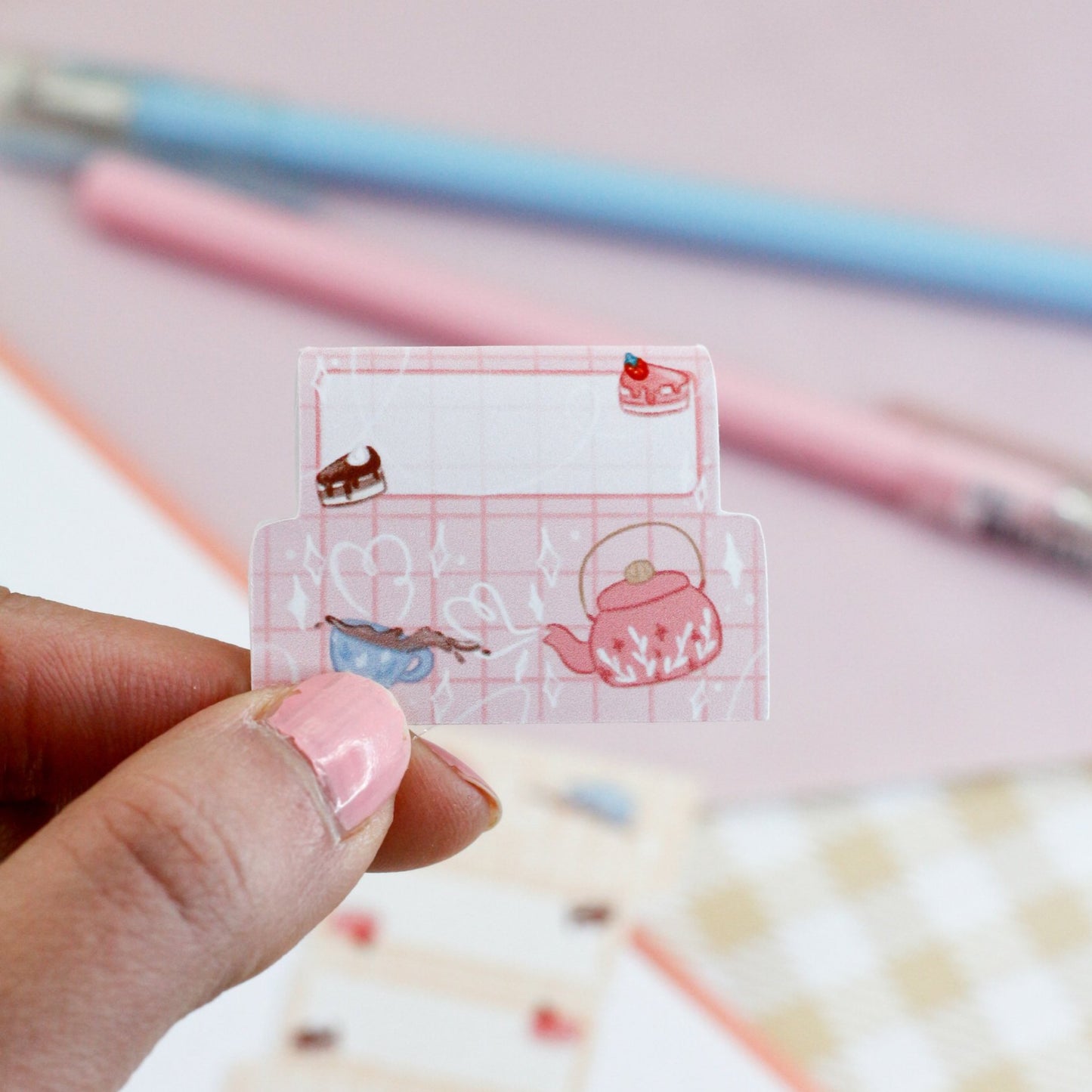 cute sticky tabs folded