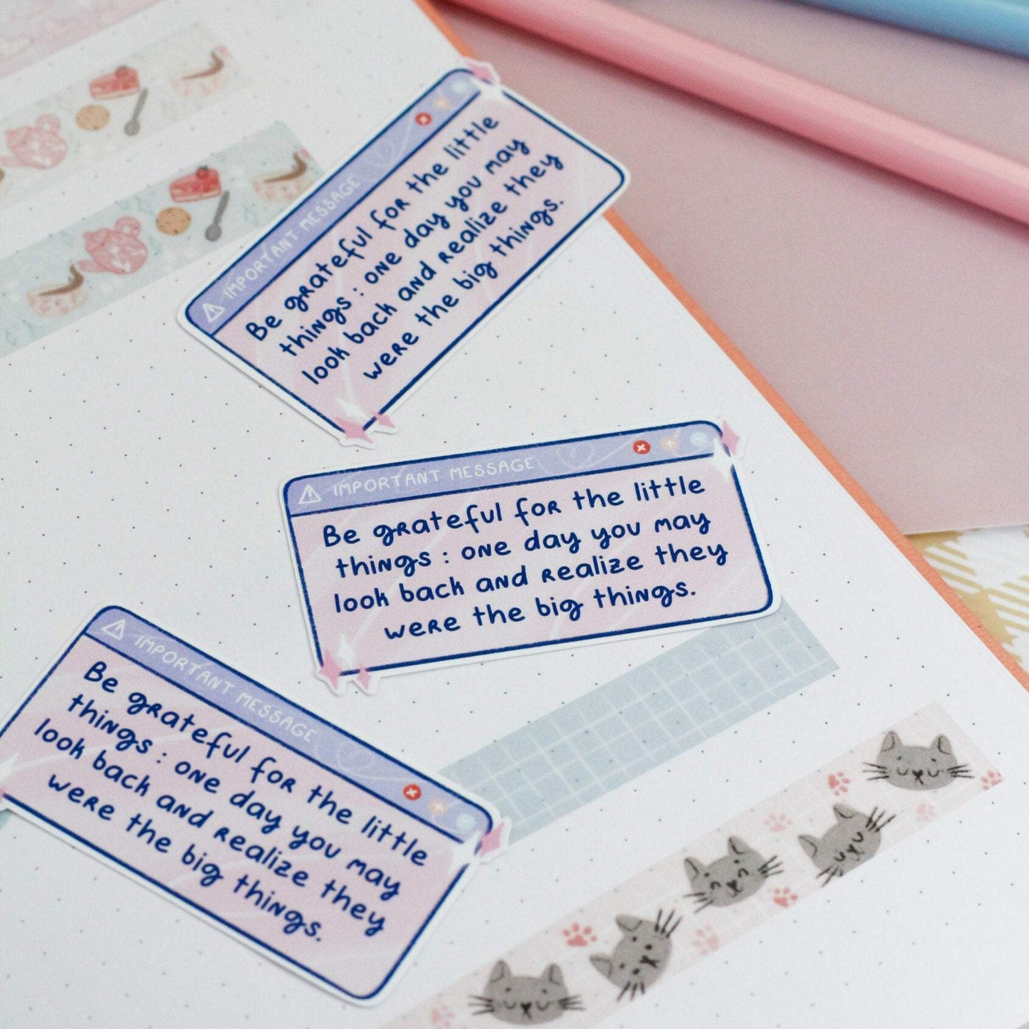 motivational stickers be grateful