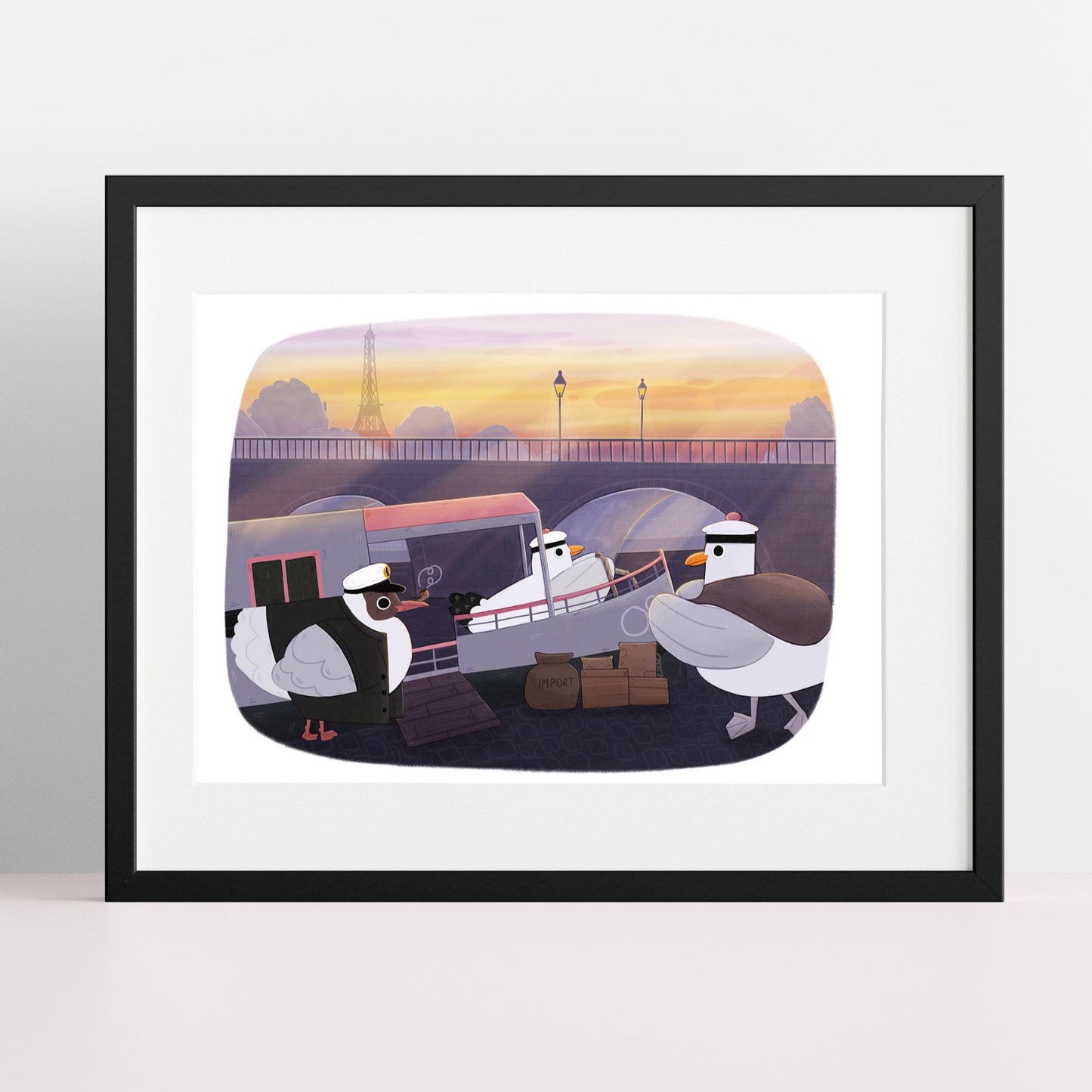 Les Quais de Seine - The Paris of Animals - A4 & A5 Print