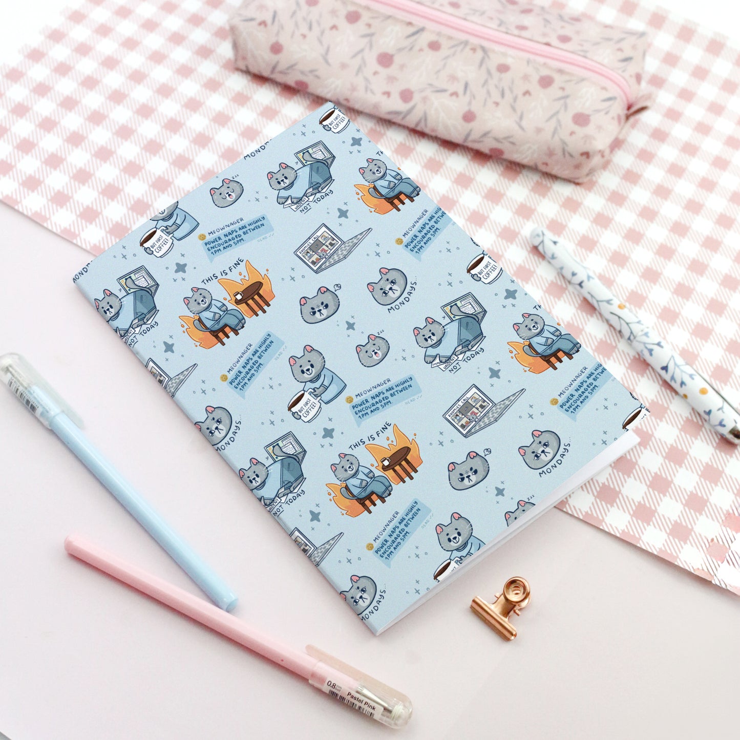 Corporate Cat - Soft cover notebook