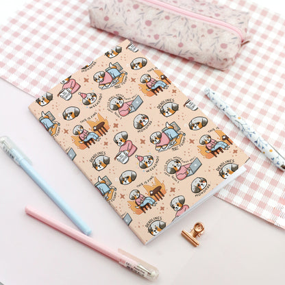 Corporate Dog - Soft cover notebook