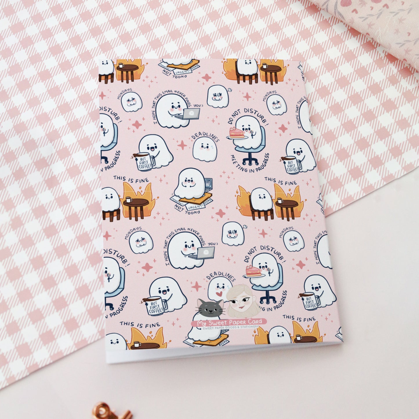 Corporate Ghosty - Soft cover notebook