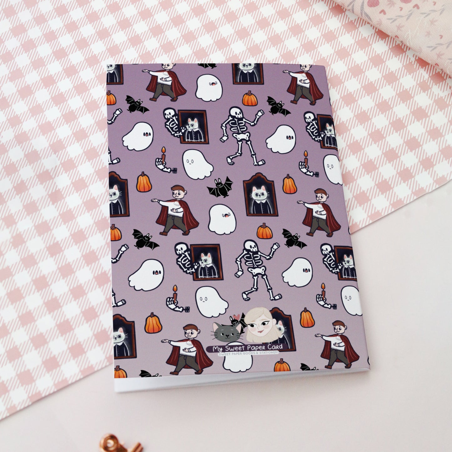 Ghosty's haunted manor - Soft cover notebook