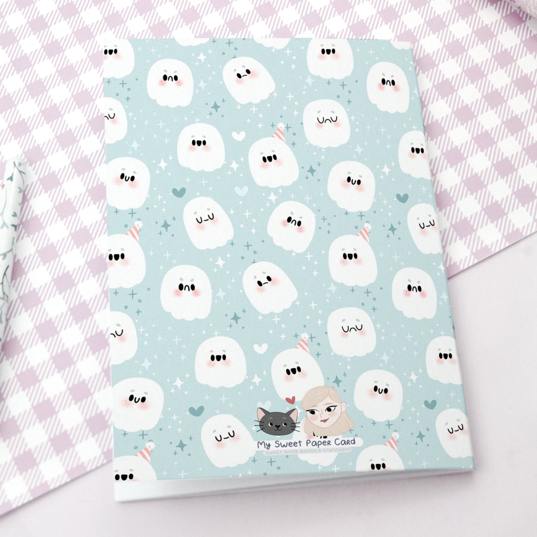 adorable notebook to gift to ghost lovers