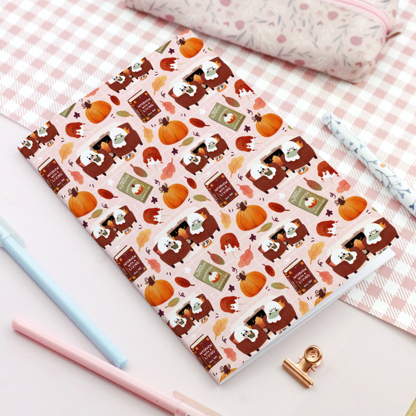 Ghosties Reading Notebook - Soft cover notebook