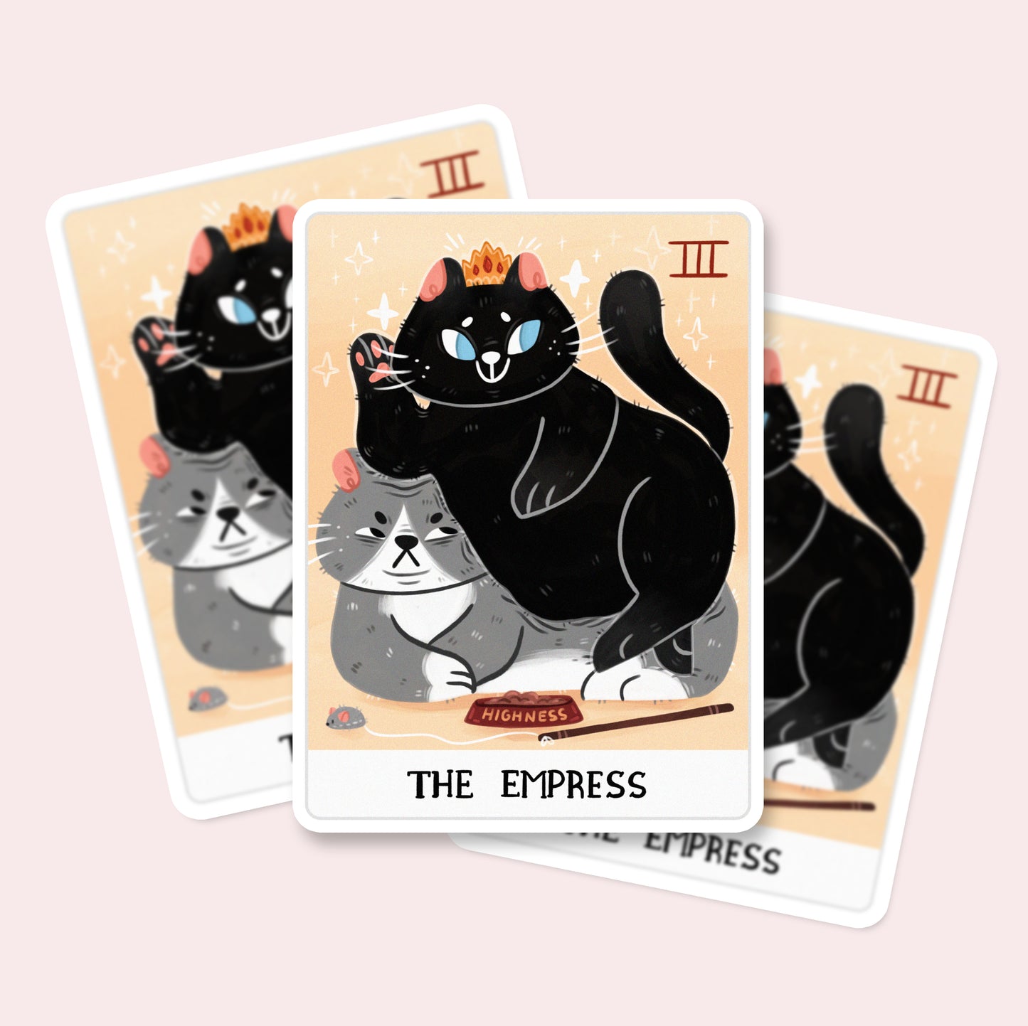 The Empress - Vinyl Stickers - Tarot card stickers