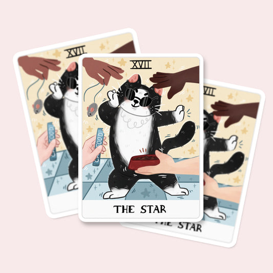 The Star - Vinyl Stickers - Tarot card stickers