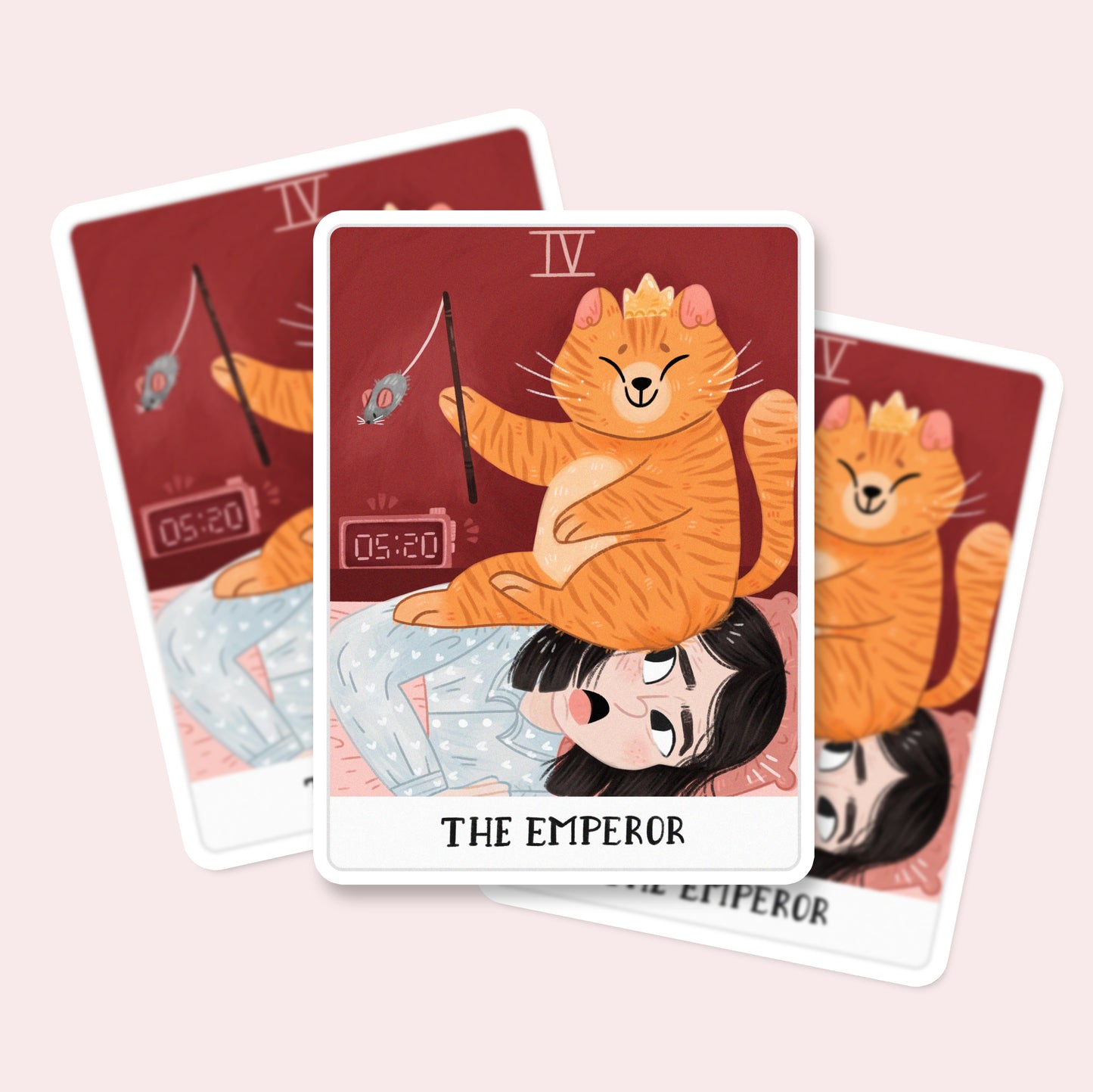 The Emperor - Vinyl Stickers - Tarot card stickers