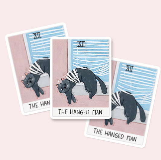 Hanged man - Vinyl Stickers - Halloween stickers