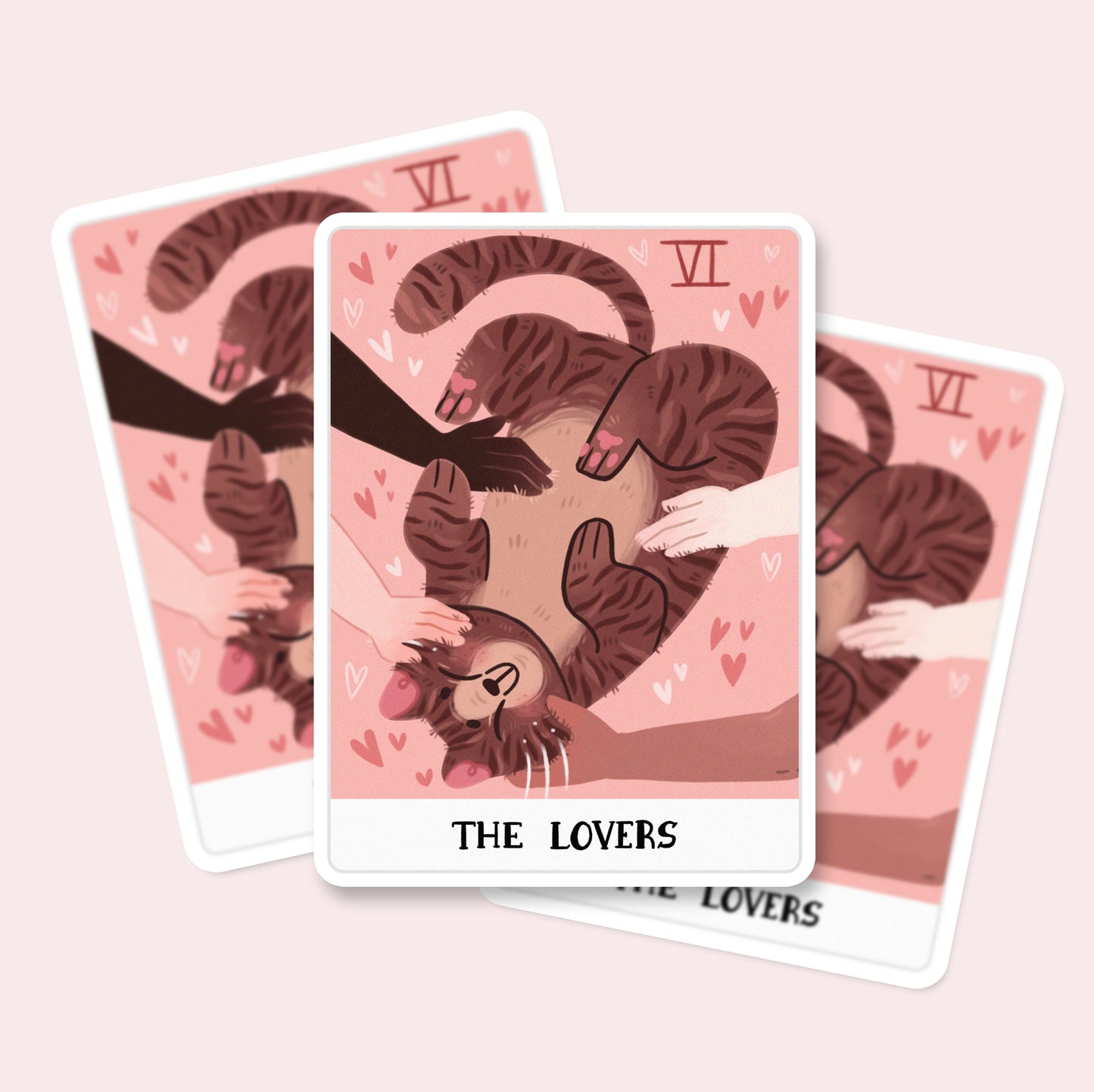 The Lovers - Vinyl Stickers - Tarot card stickers