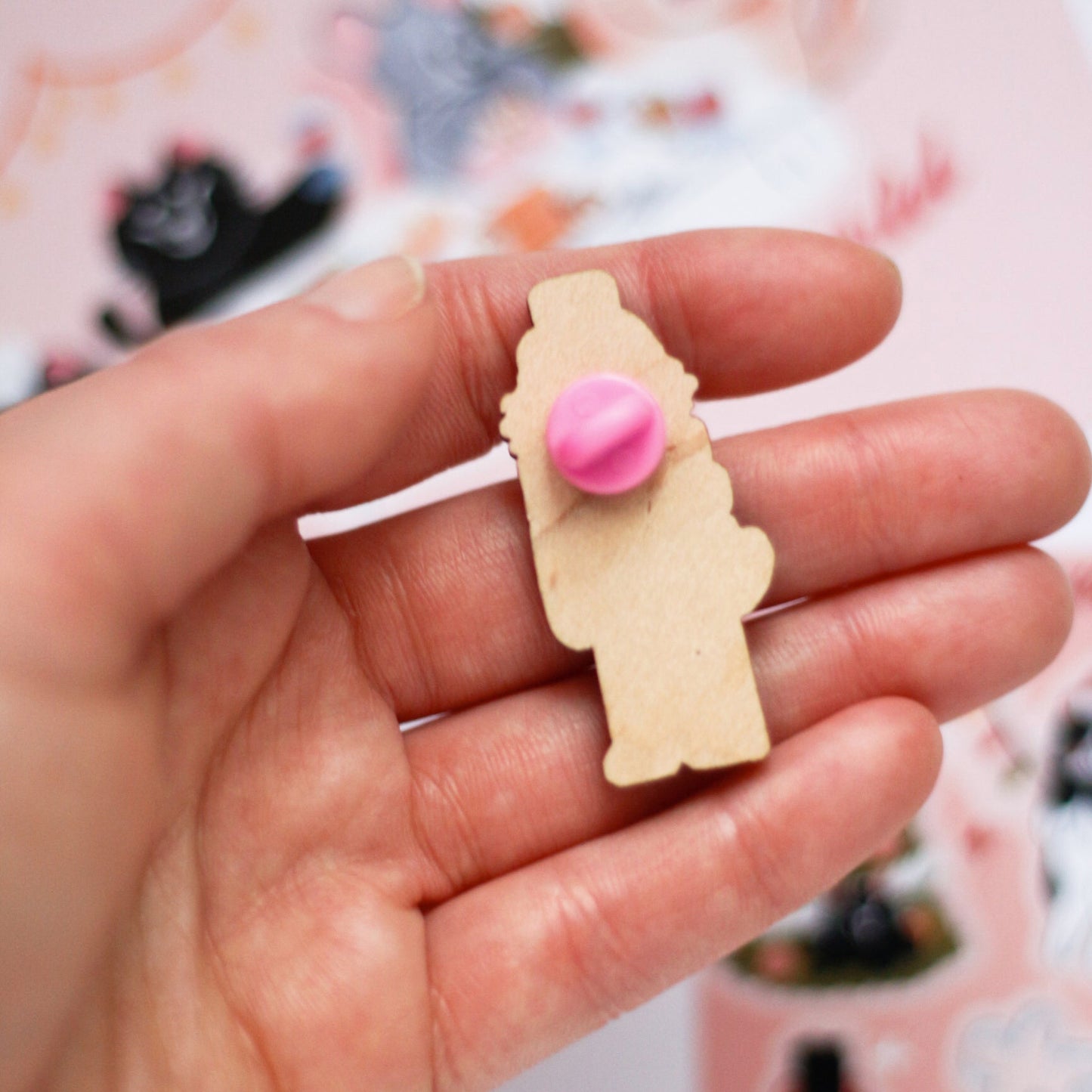 Cat nutcracker Wooden Pin's - Cat lovers Christmas gift