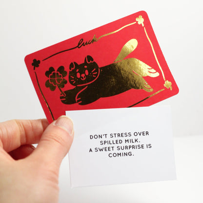 Mystery Fortune Stickers - Cat stickers - 2026