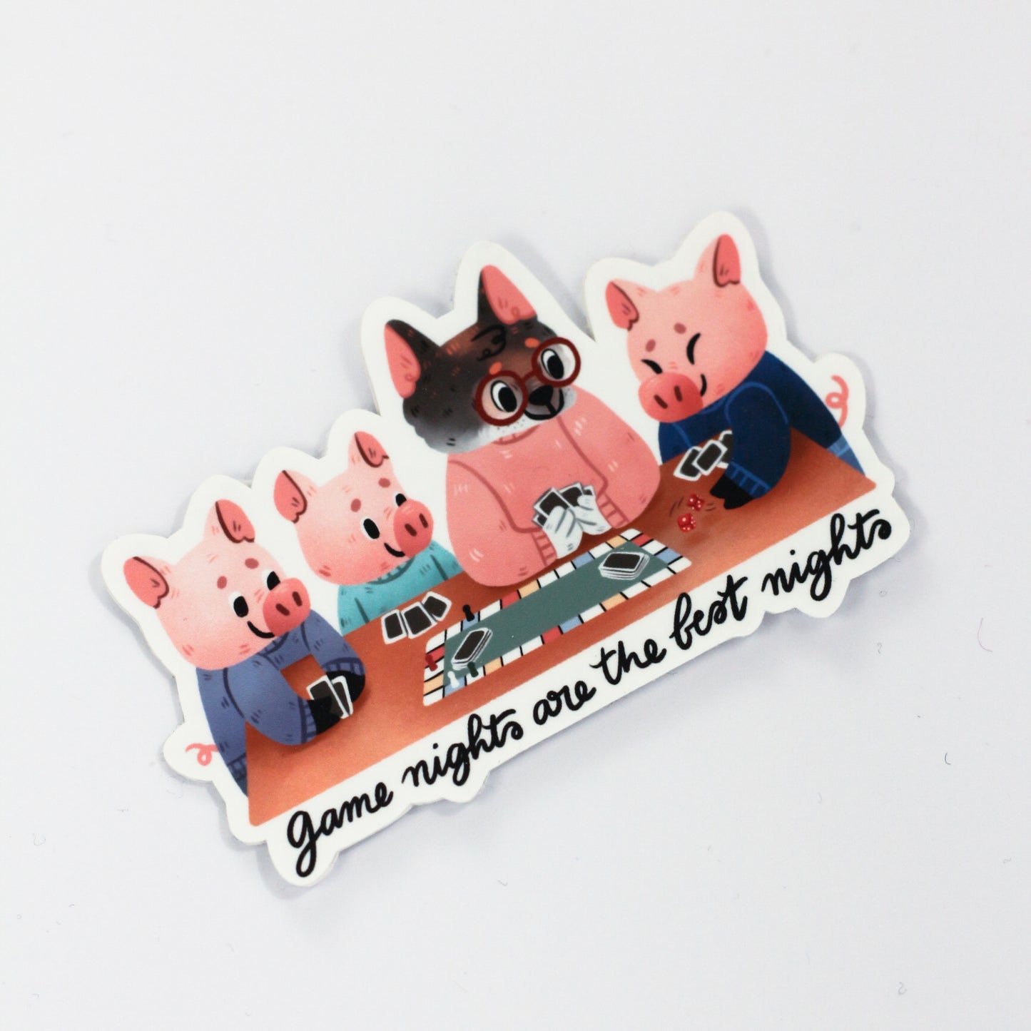 Game night stickers - Vinyl Stickers