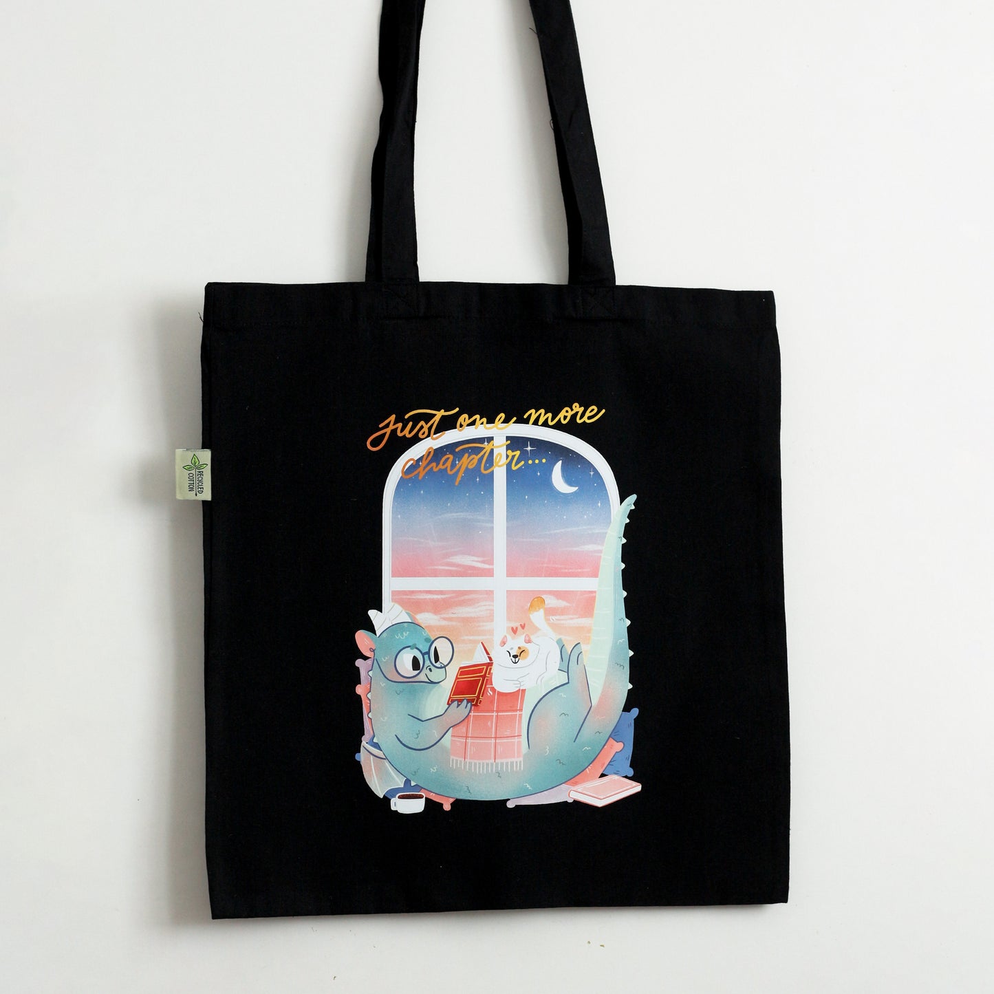 Dragon qui bouquine - Sac Tote bag