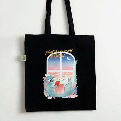 Dragon qui bouquine - Sac Tote bag