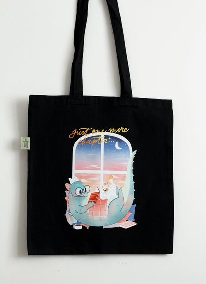 Dragon qui bouquine - Sac Tote bag