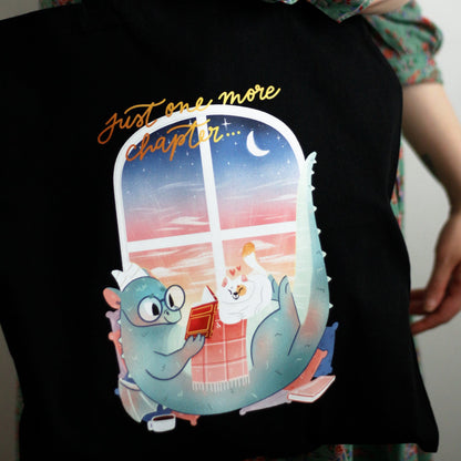 Dragon qui bouquine - Sac Tote bag