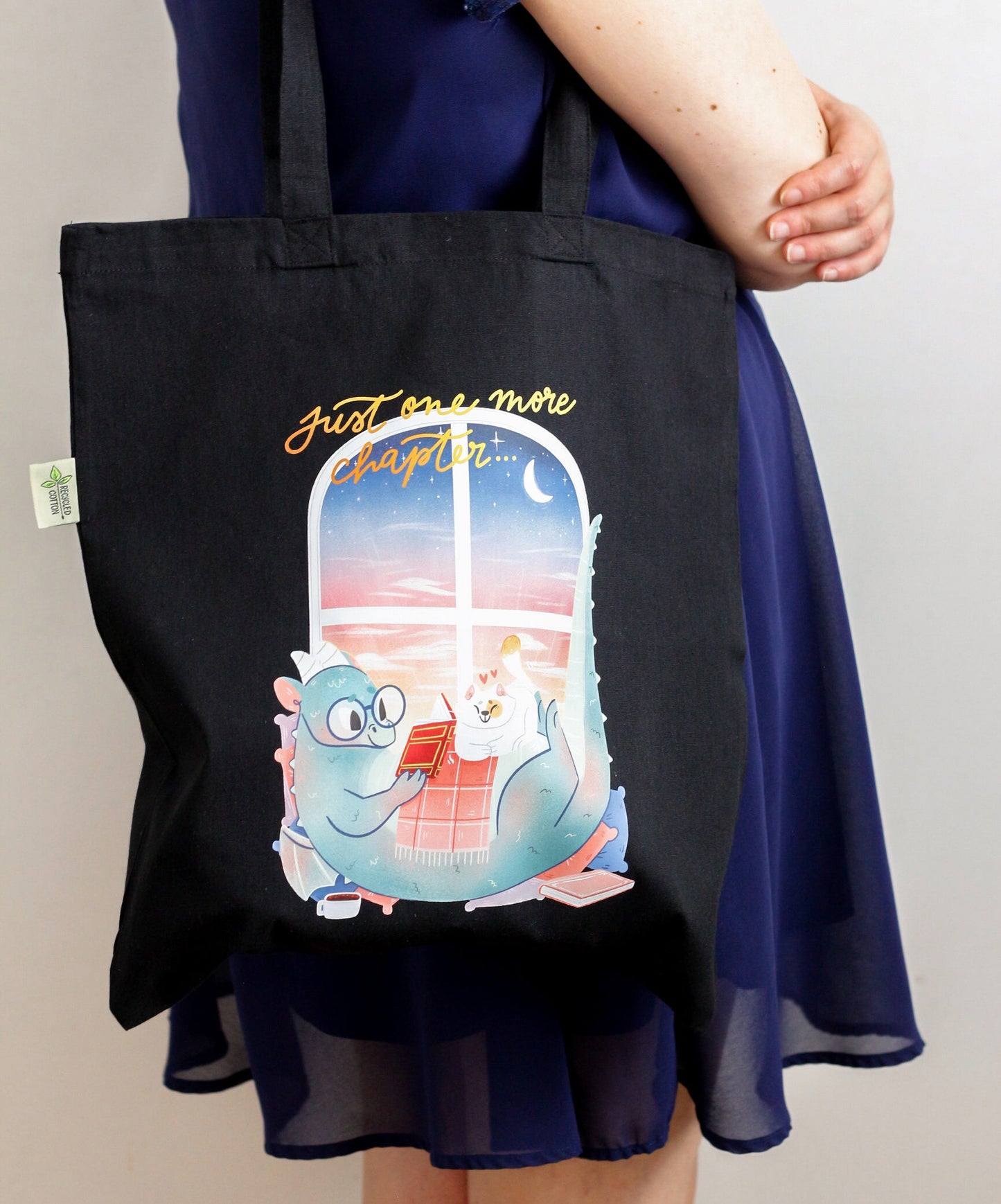 Dragon qui bouquine - Sac Tote bag