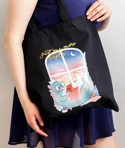 Dragon qui bouquine - Sac Tote bag