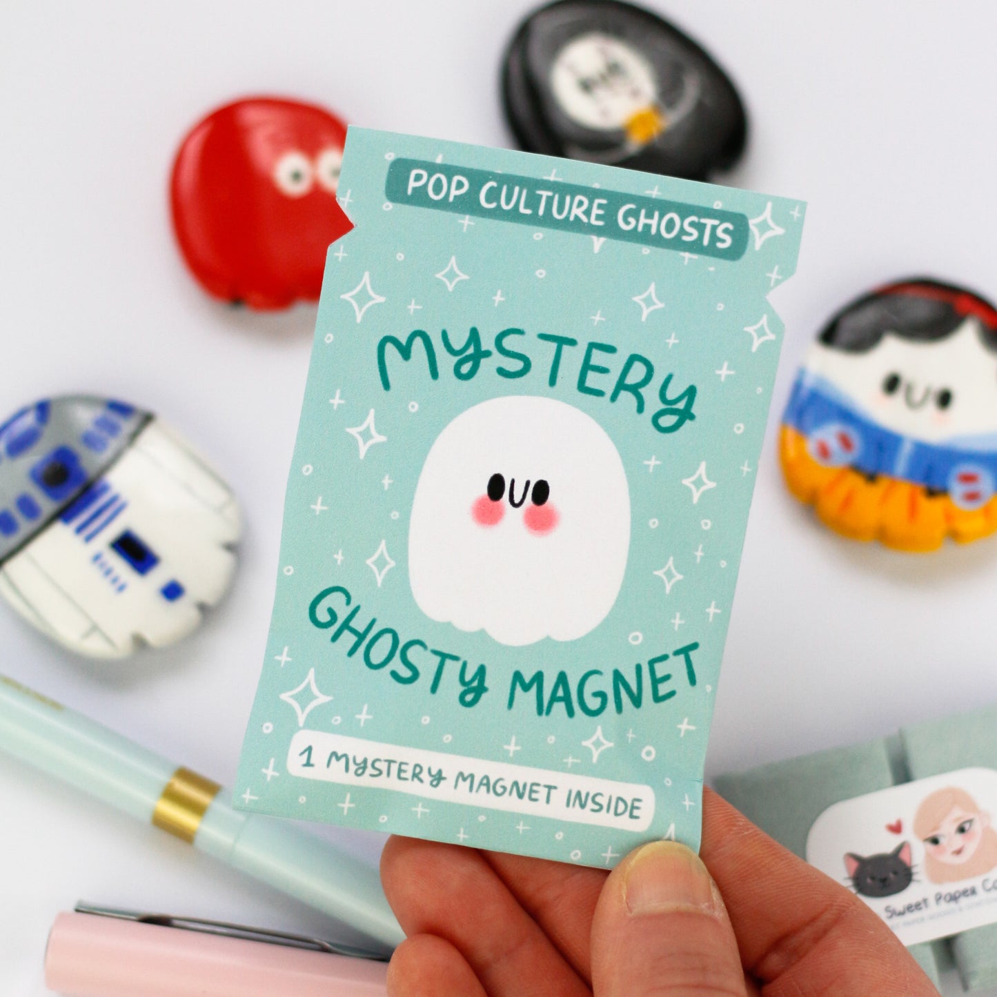 Ghosty Mystery Magnets - Fantômes Pop Culture - Pochette surprise