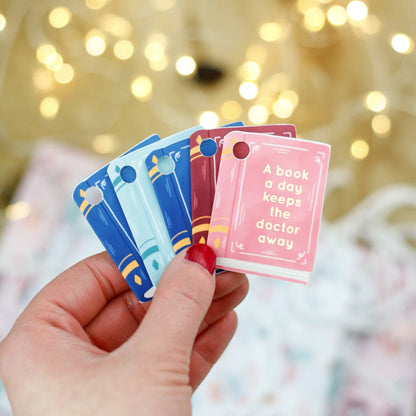 original gift tags for book lovers